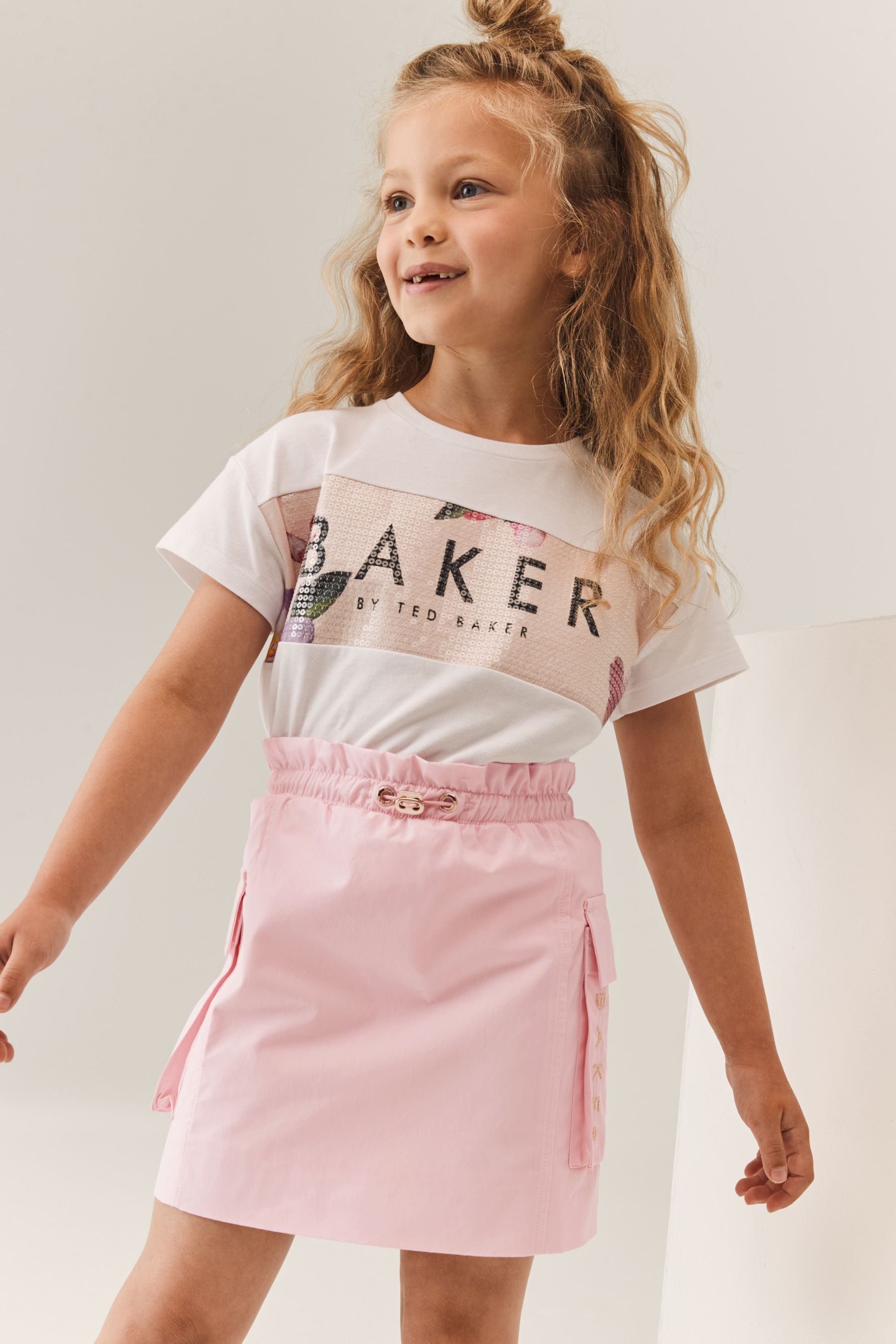 Pink Baker by Ted Baker Pink Cargo Skirt