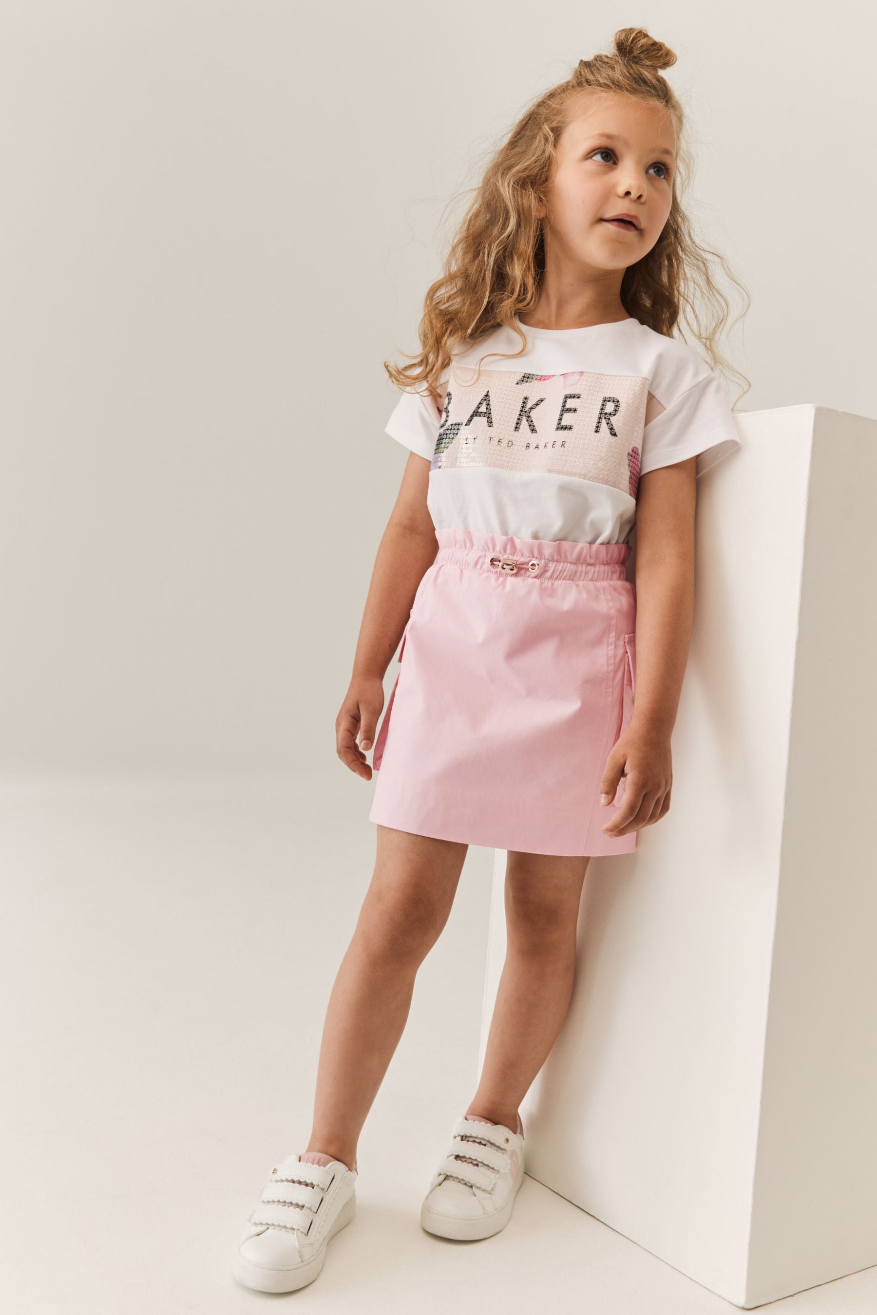 Pink Baker by Ted Baker Pink Cargo Skirt