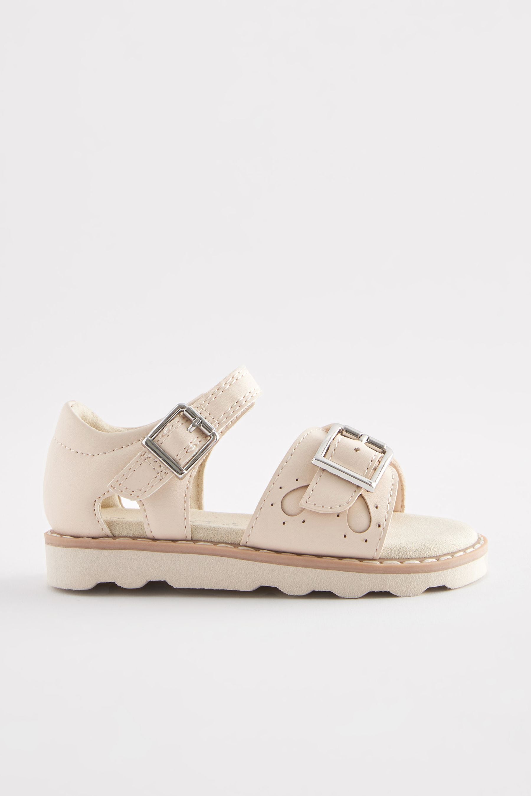 Bone White Closed Back Sandals