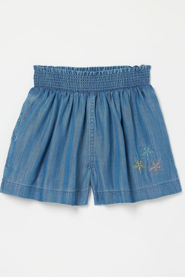 Blue FatFace Blue Star Flippy Shorts