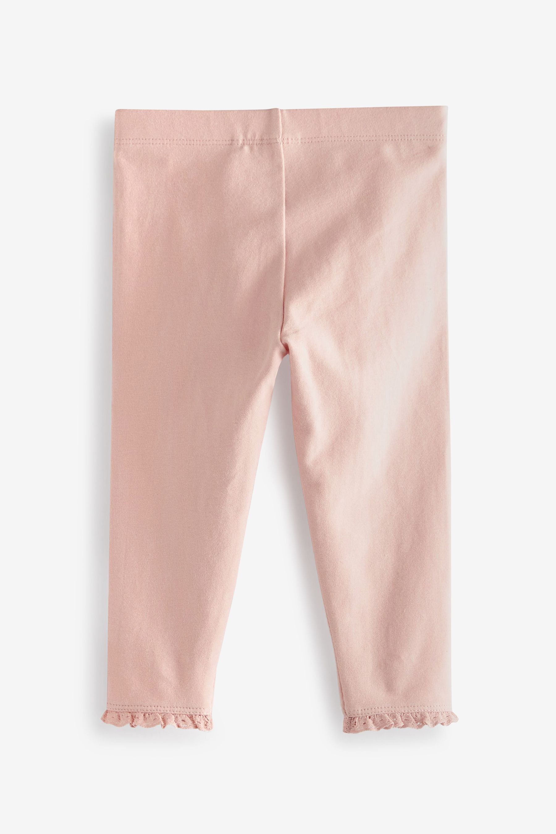 Pale Pink Embroidered Leggings (3mths-7yrs)