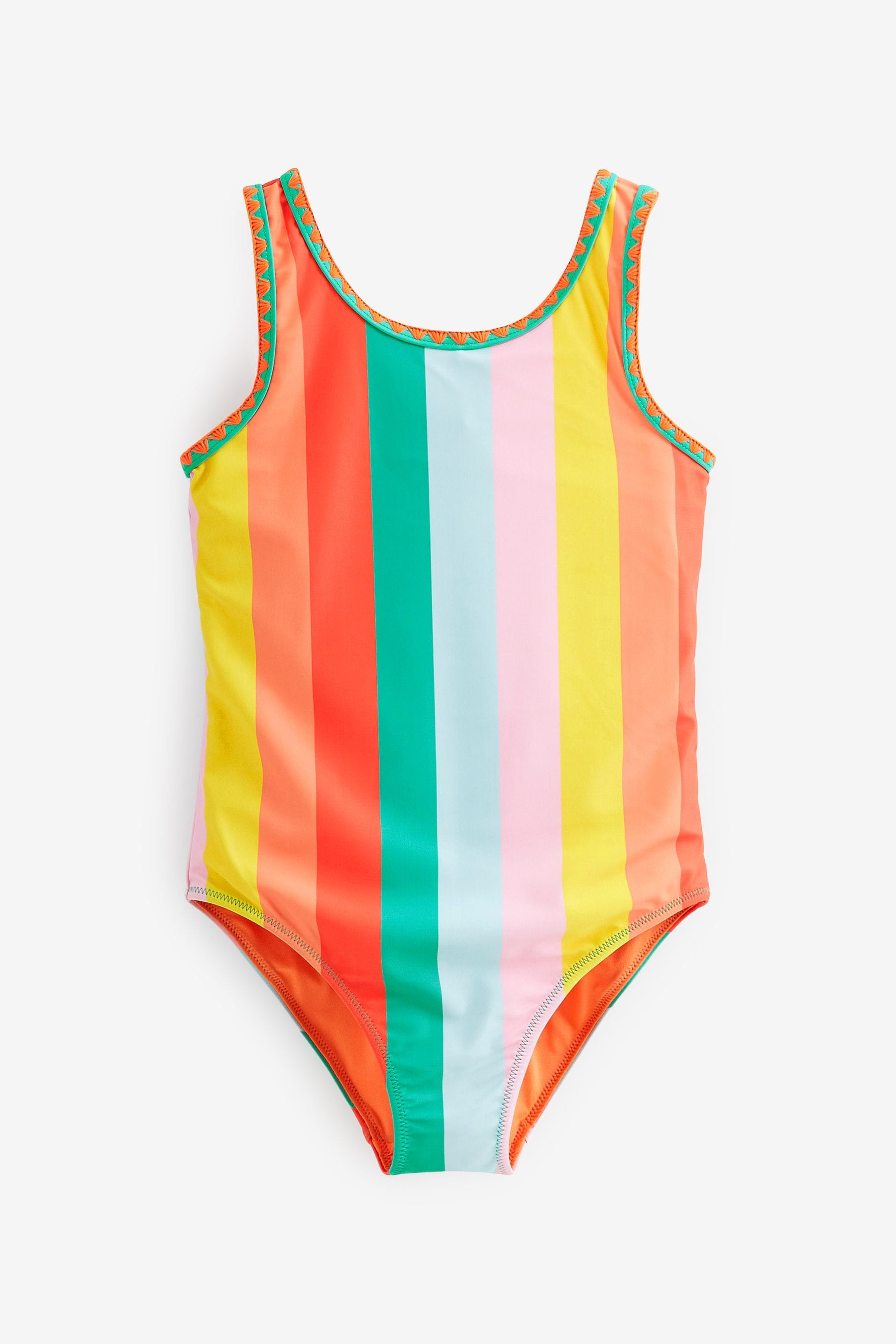 Multi Blanket Stitch Swimsuit (3-16yrs)