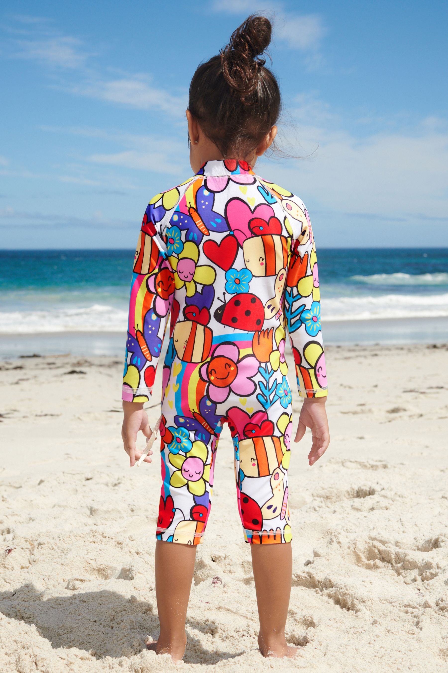 Multi Character Long Sleeve, Longer Leg Sunsafe Swimsuit (3mths-7yrs)