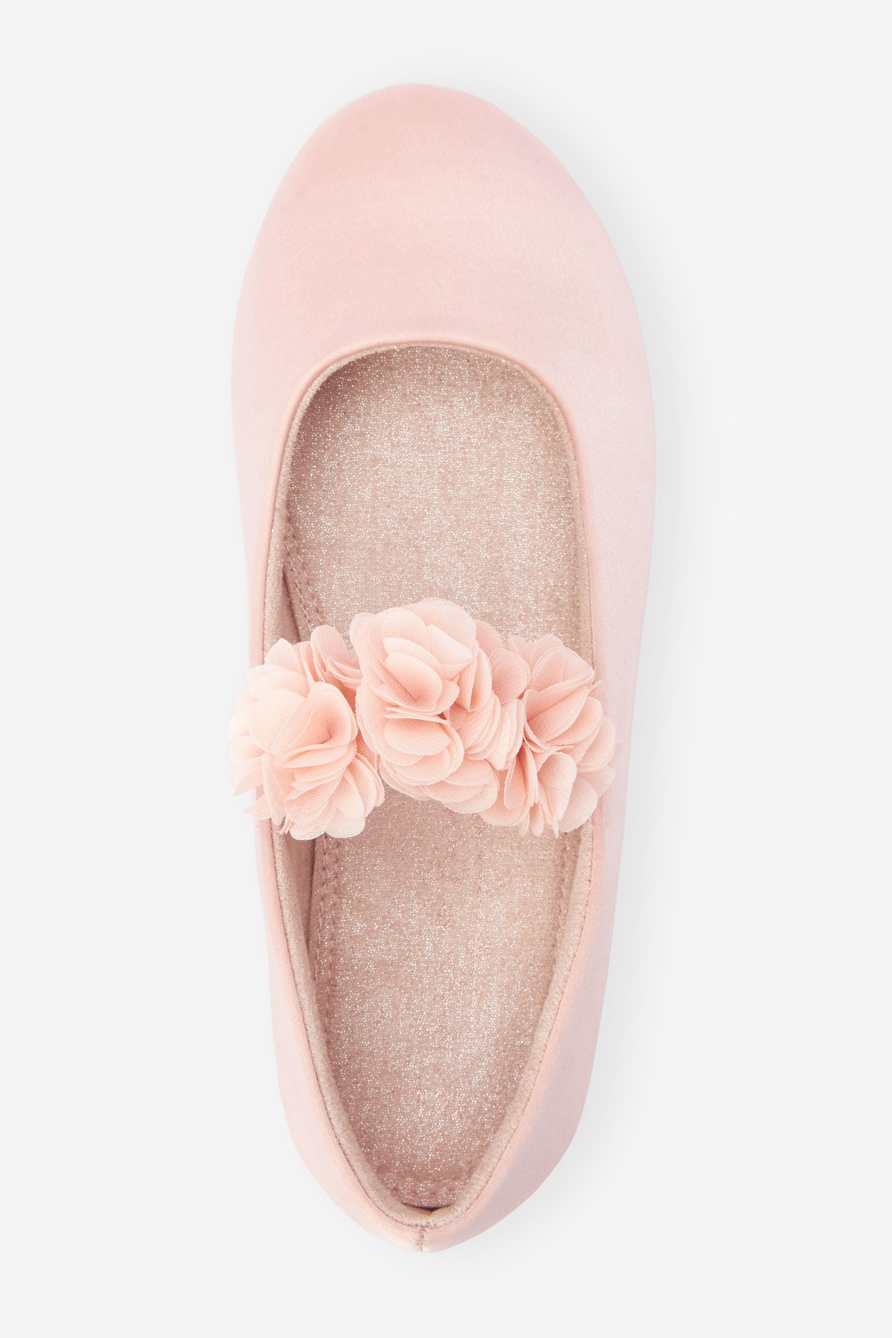 Pink Stain Resistant Corsage Flower Occasion Shoes