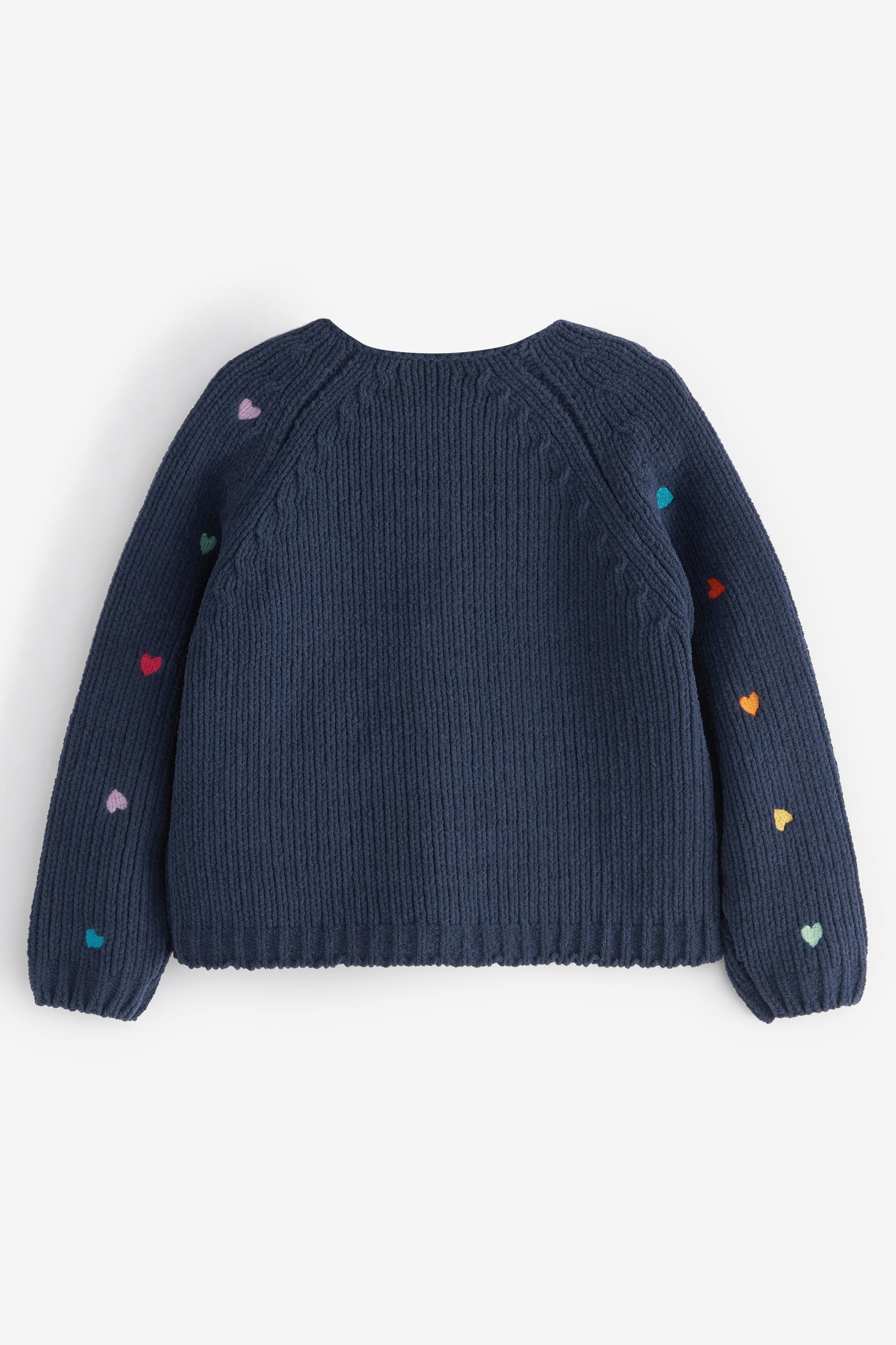 Navy Heart Cardigan (3mths-7yrs)