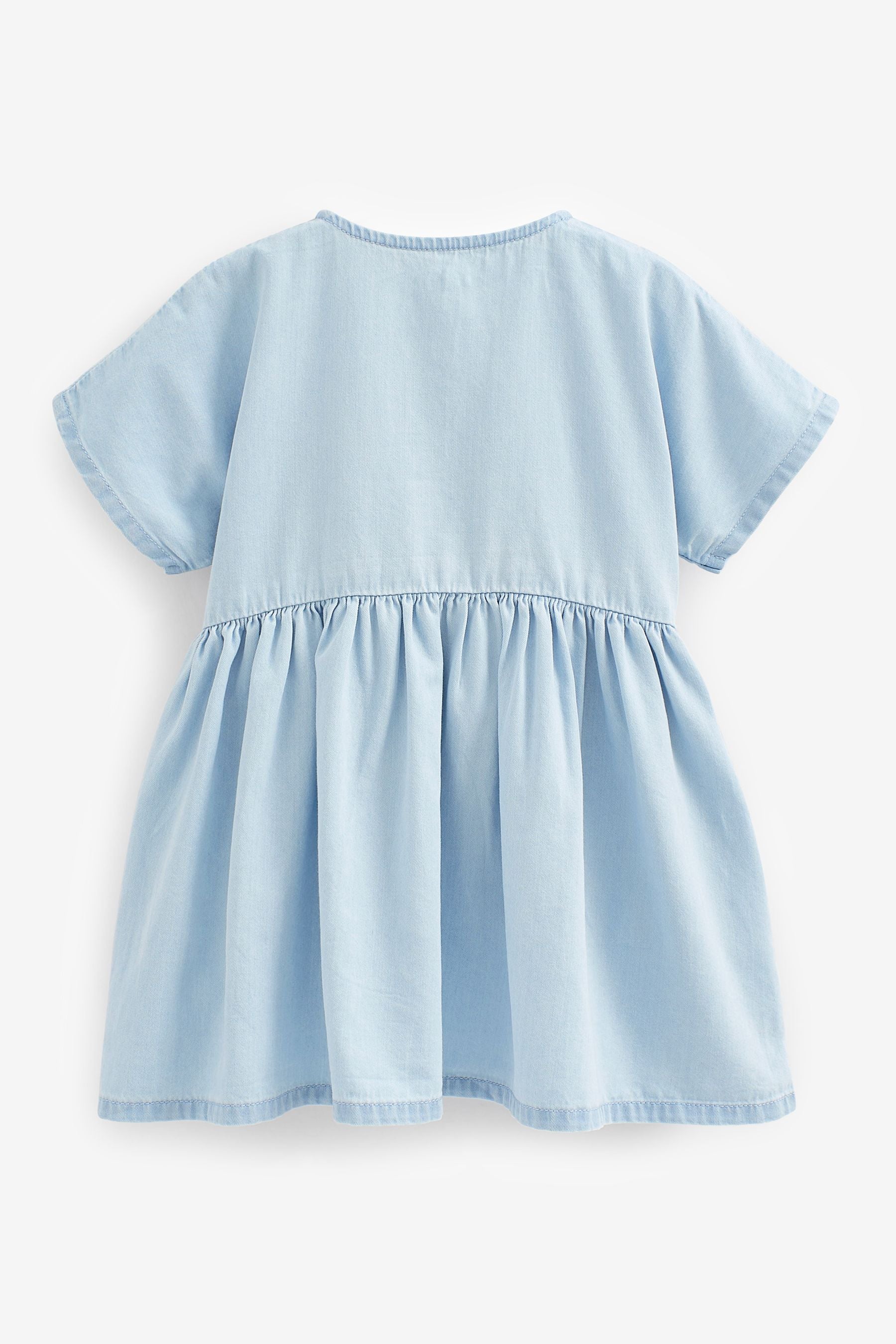 Pale Blue Denim Relaxed Dress (3mths-7yrs)