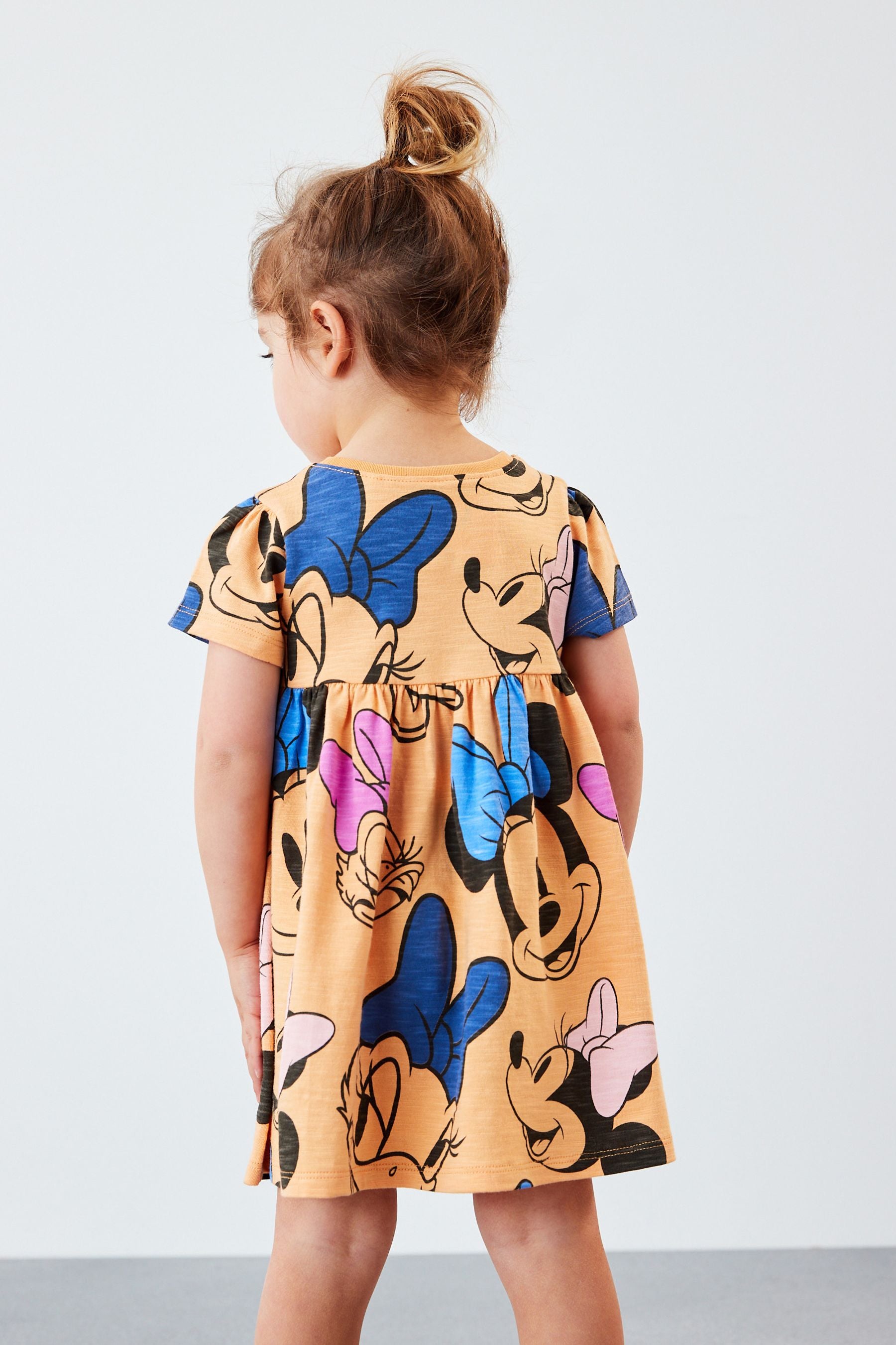 Orange Short Sleeve Disney Dress (3mths-7yrs)