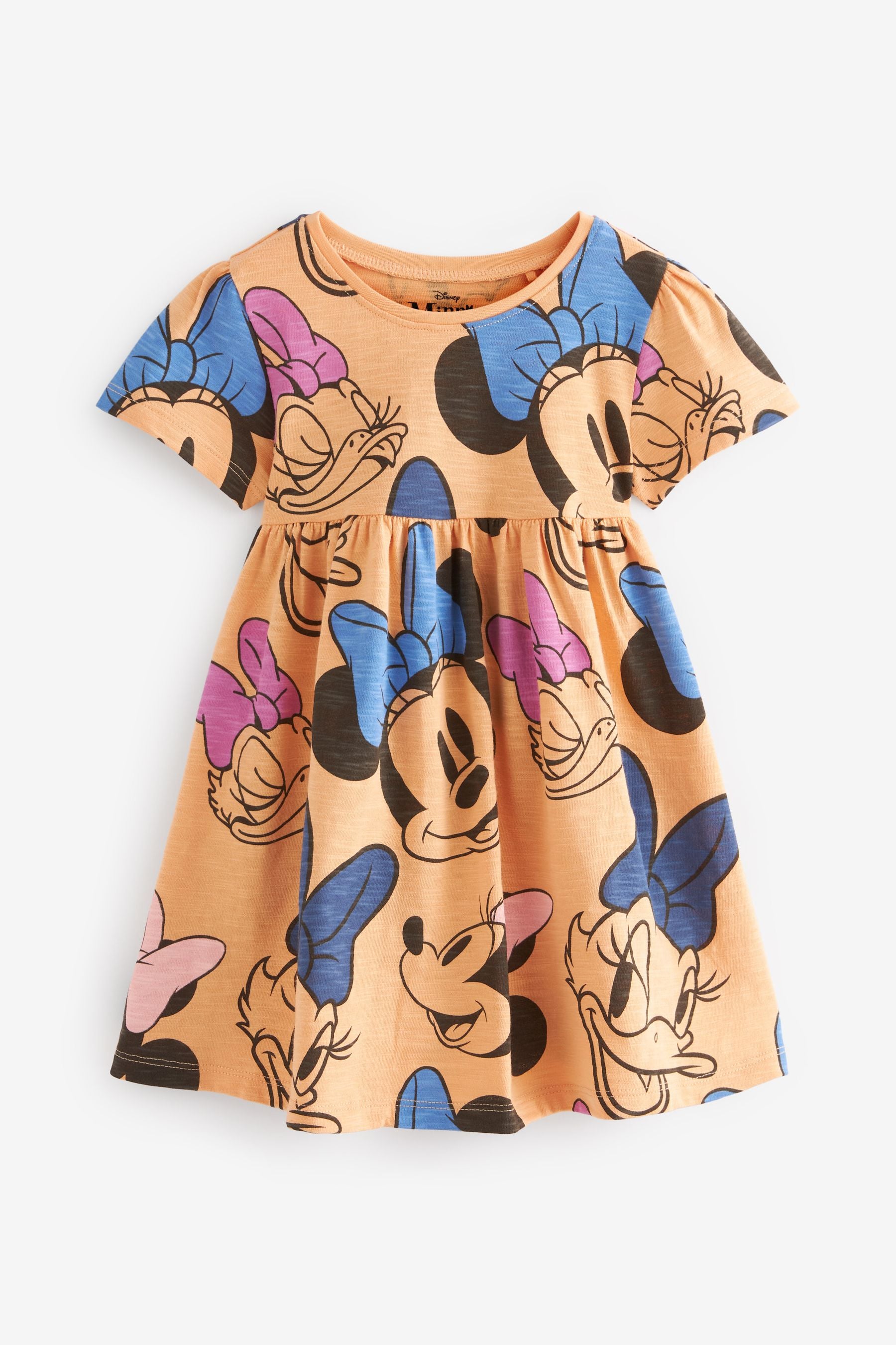 Orange Short Sleeve Disney Dress (3mths-7yrs)