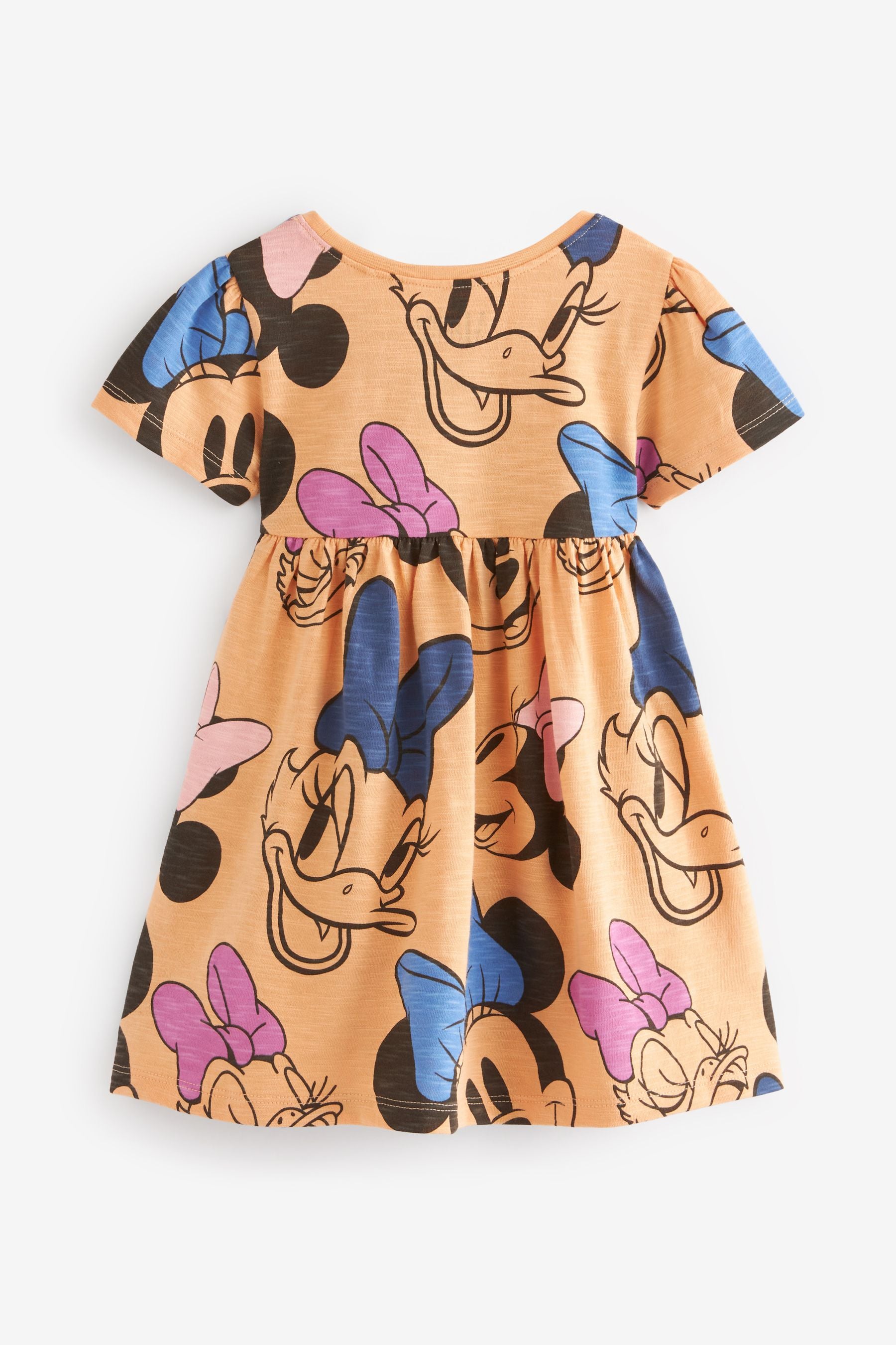 Orange Short Sleeve Disney Dress (3mths-7yrs)