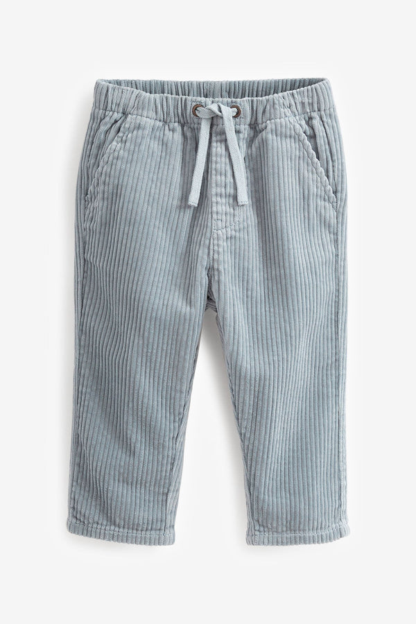 Light Blue Corduroy Pull-On Trousers (3mths-7yrs)