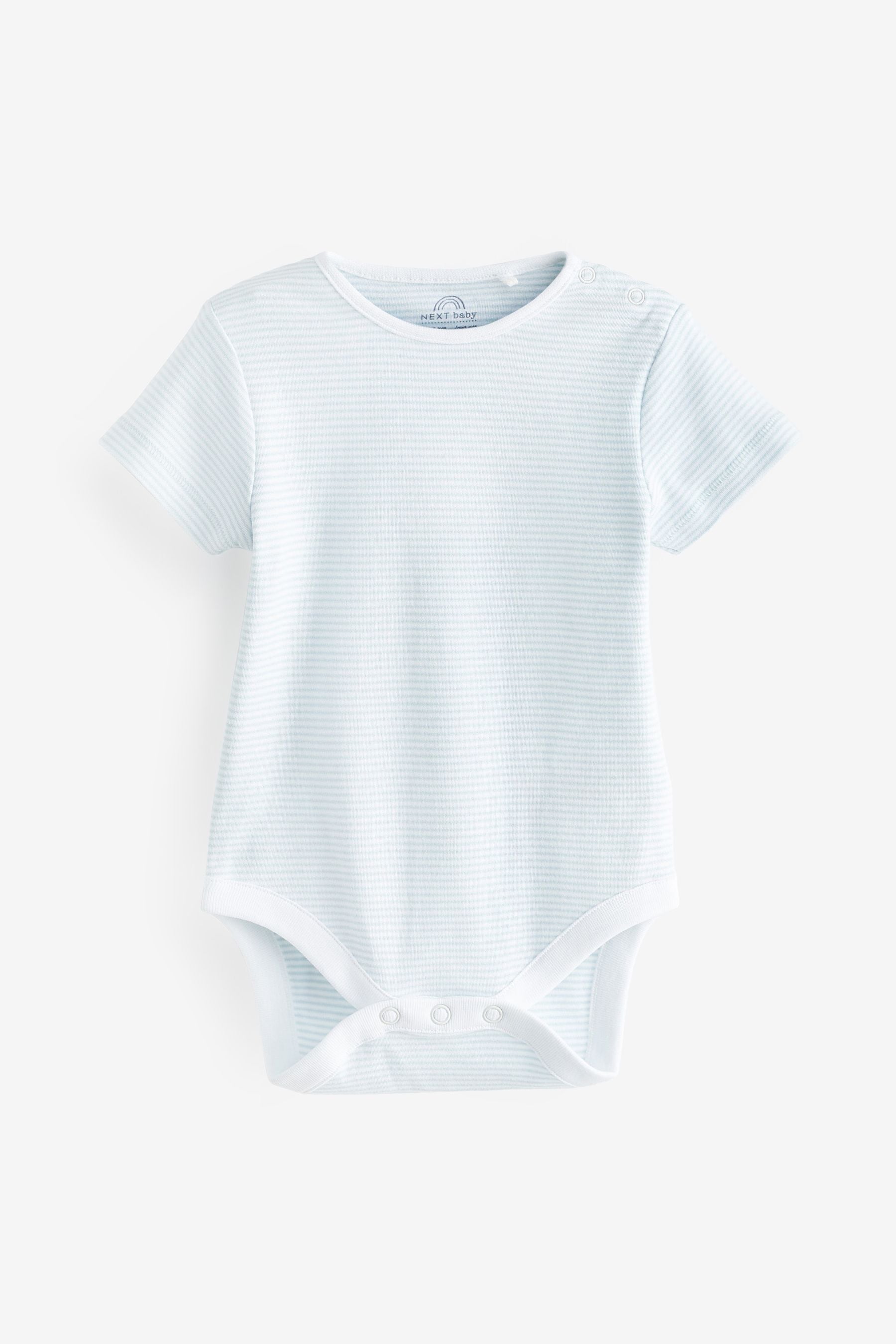 Light Blue Jersey Short Baby Dungarees And Bodysuit (0mths-3yrs)