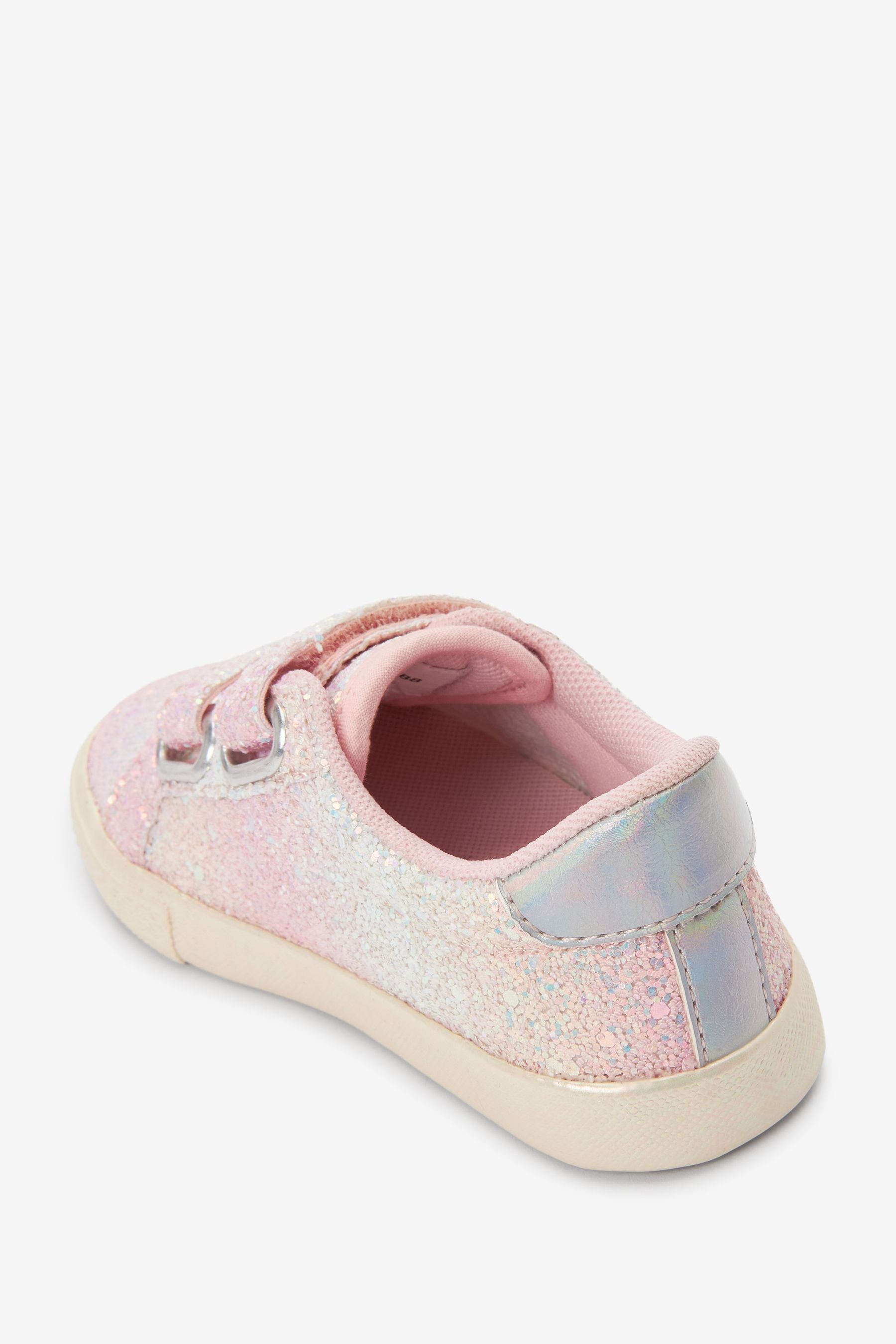 Pink Glitter Star Trainers