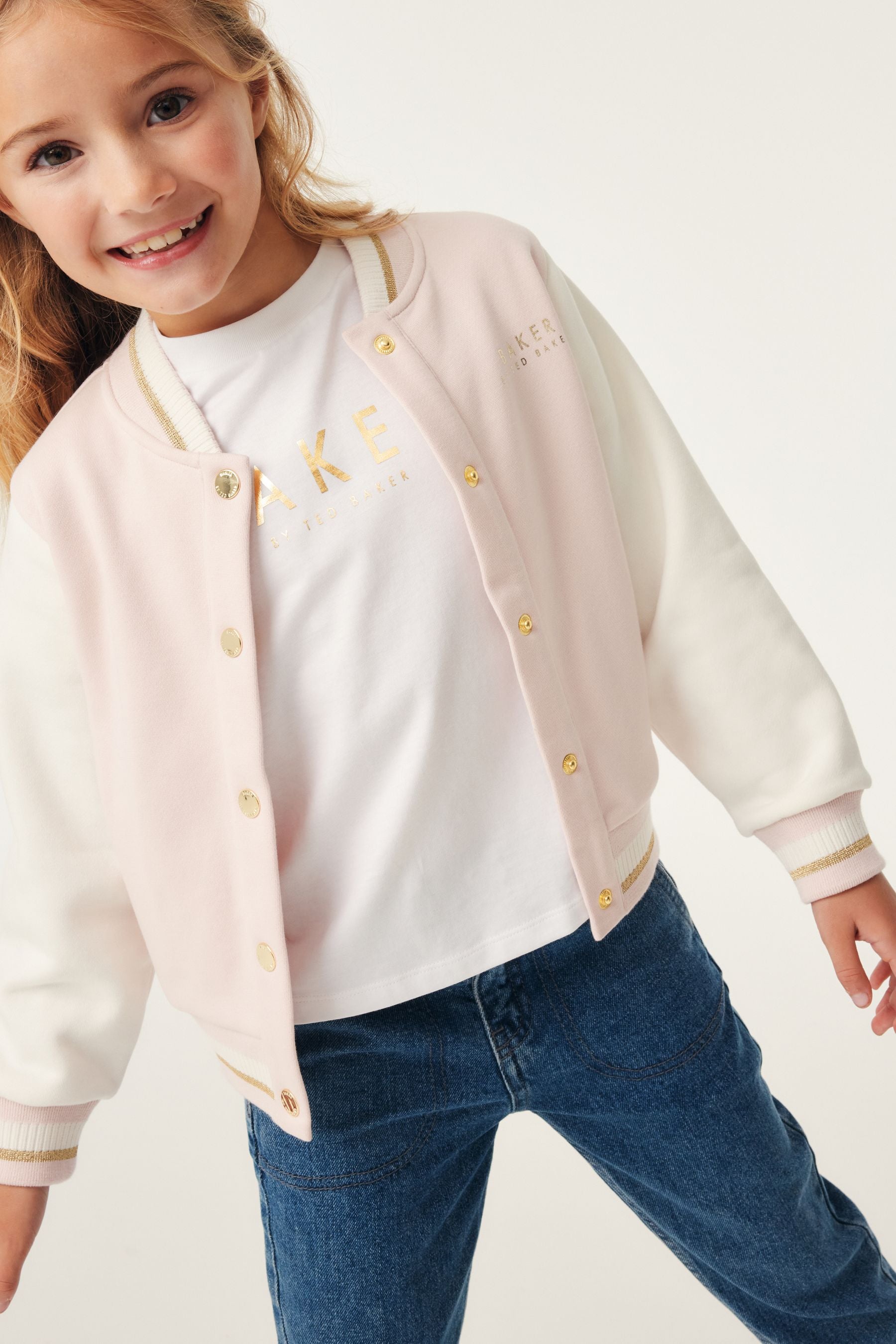 Pink Baker by Ted Baker Varsity Jacket