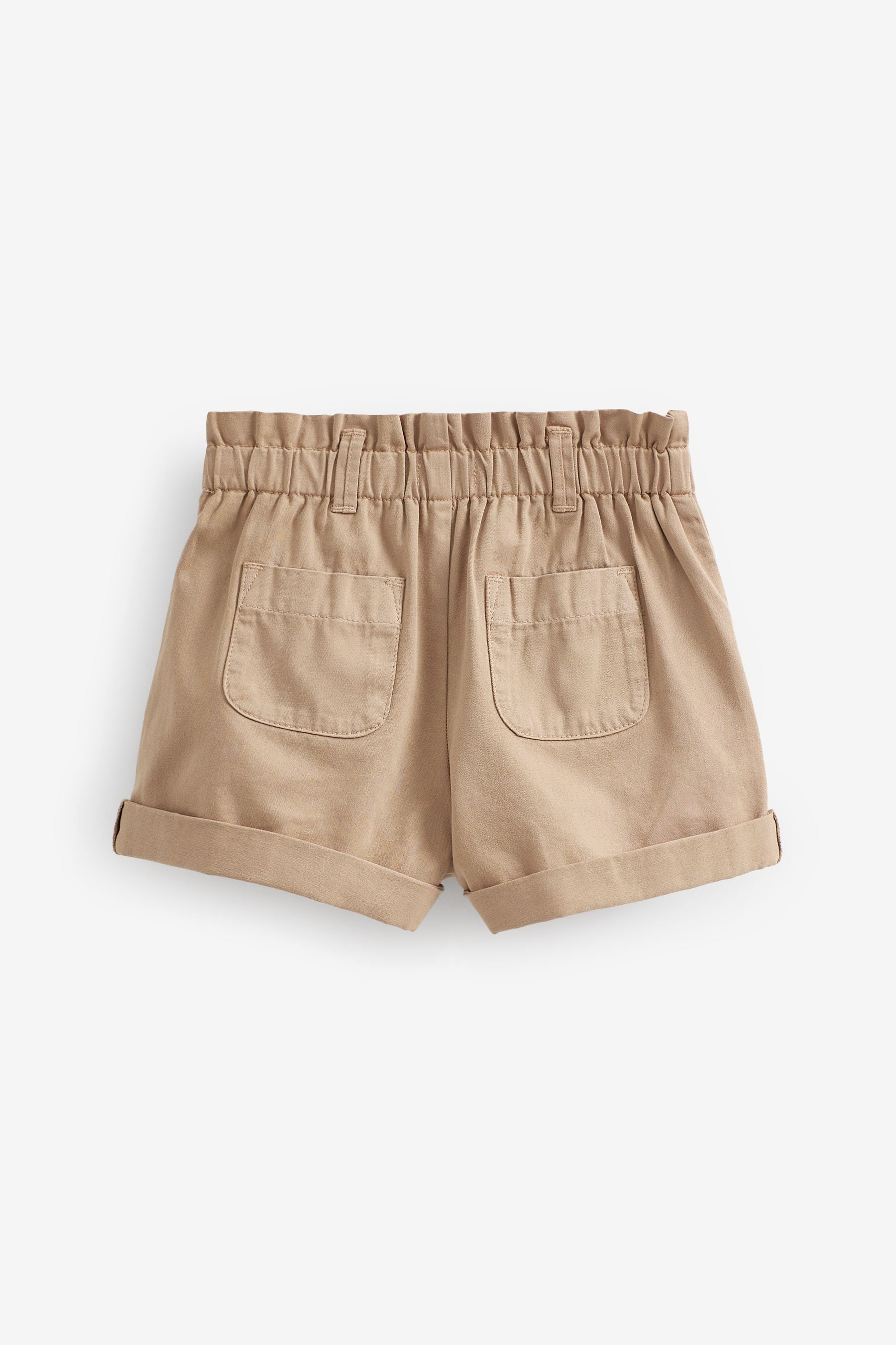 Tan Brown Chino Tie Belt Shorts (3mths-7yrs)