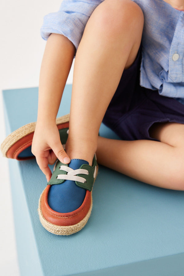 Mineral Colourblock Boat Shoes