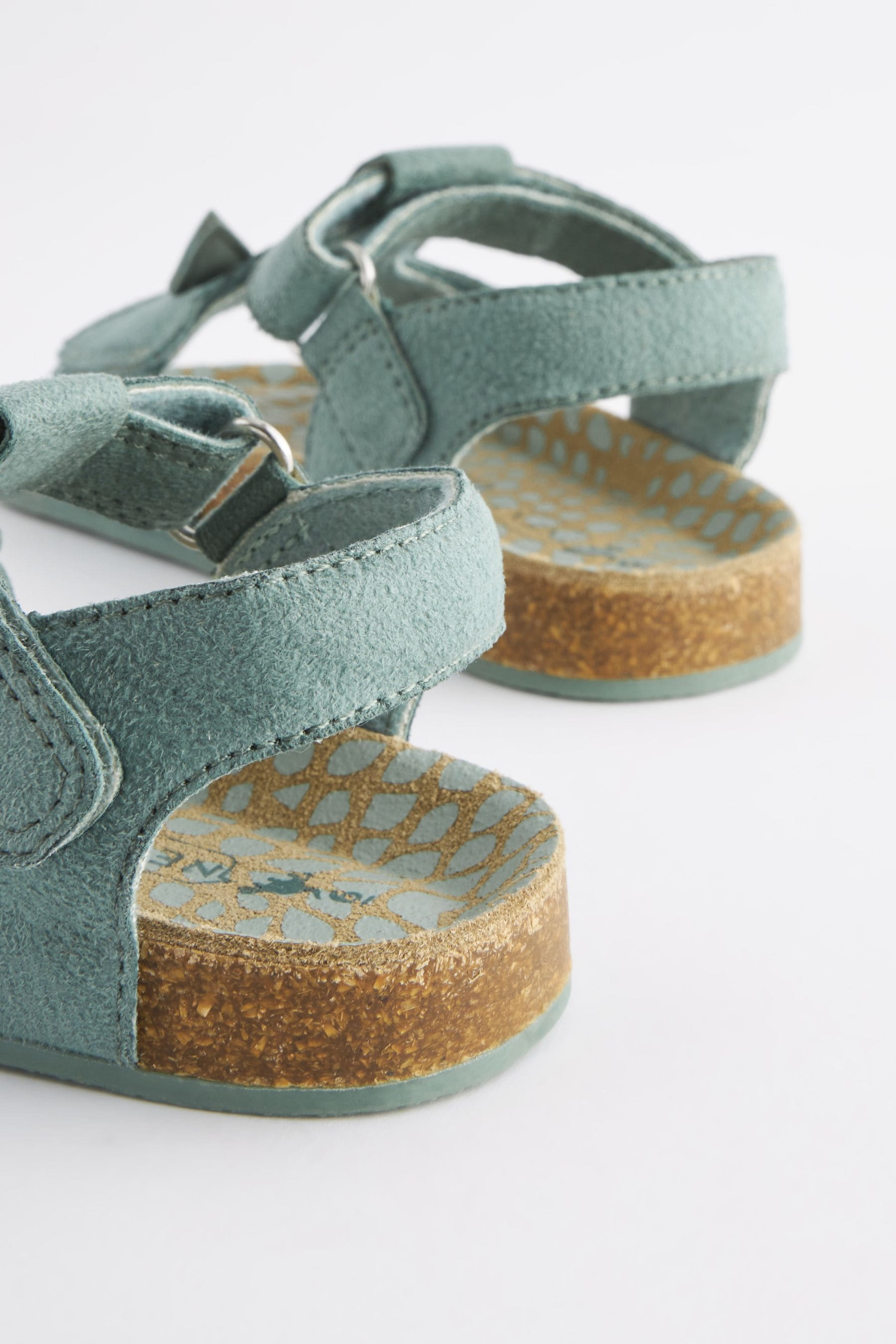 Green Dinosaur Corkbed Comfort Sandals