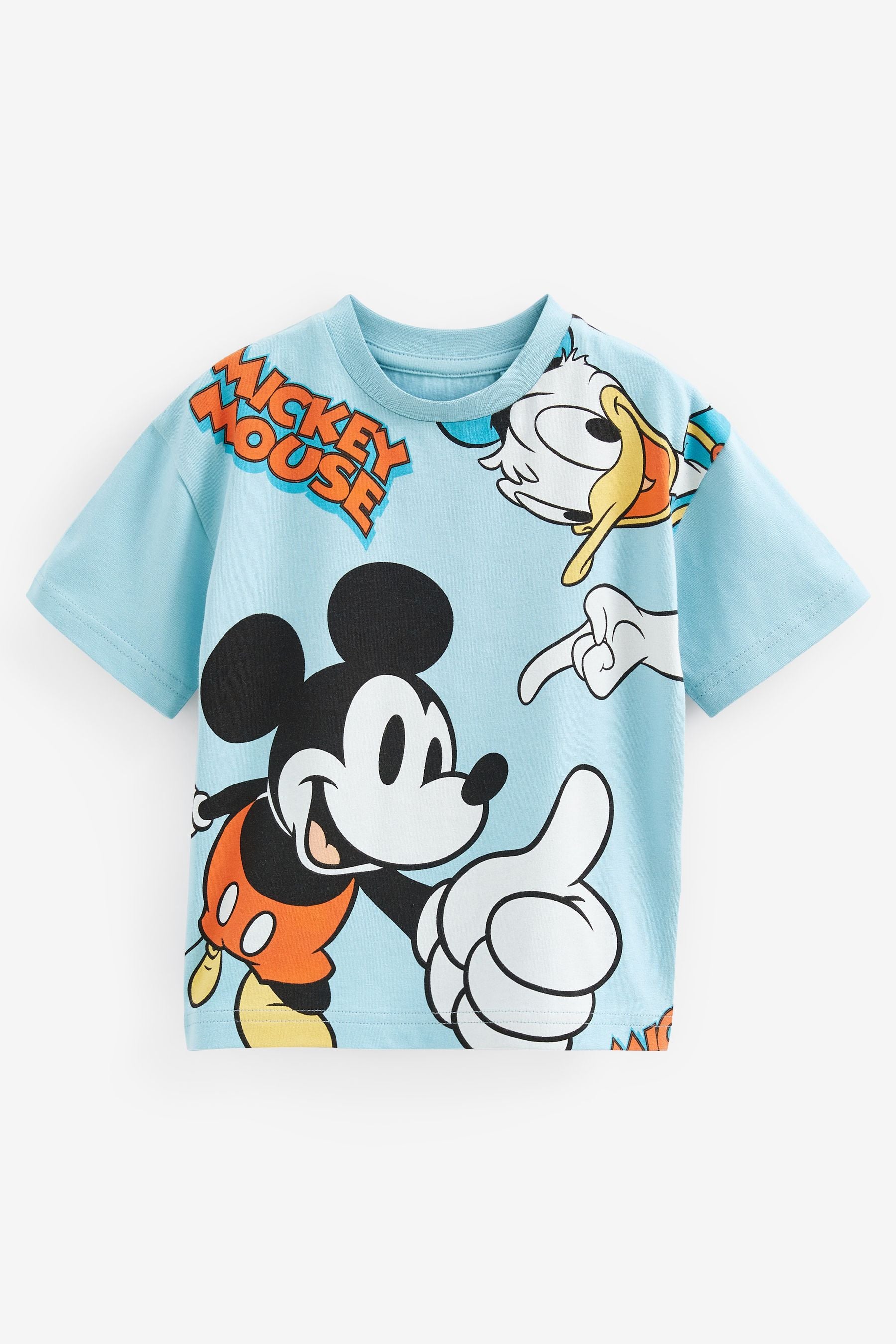 Mickey Mouse Blue Short Sleeve License T-Shirt (3mths-8yrs)