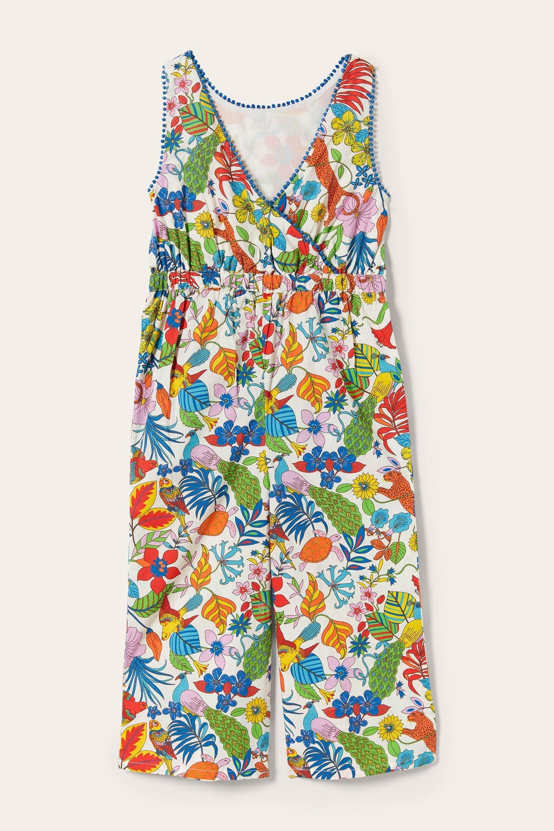 Boden Blue Cross-back Jumpsuit