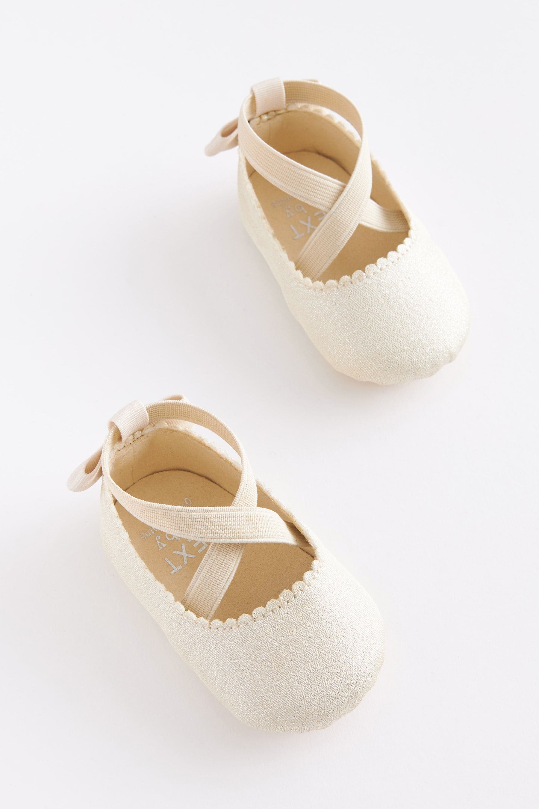 Gold Ballet Baby Shoes (0-24mths)