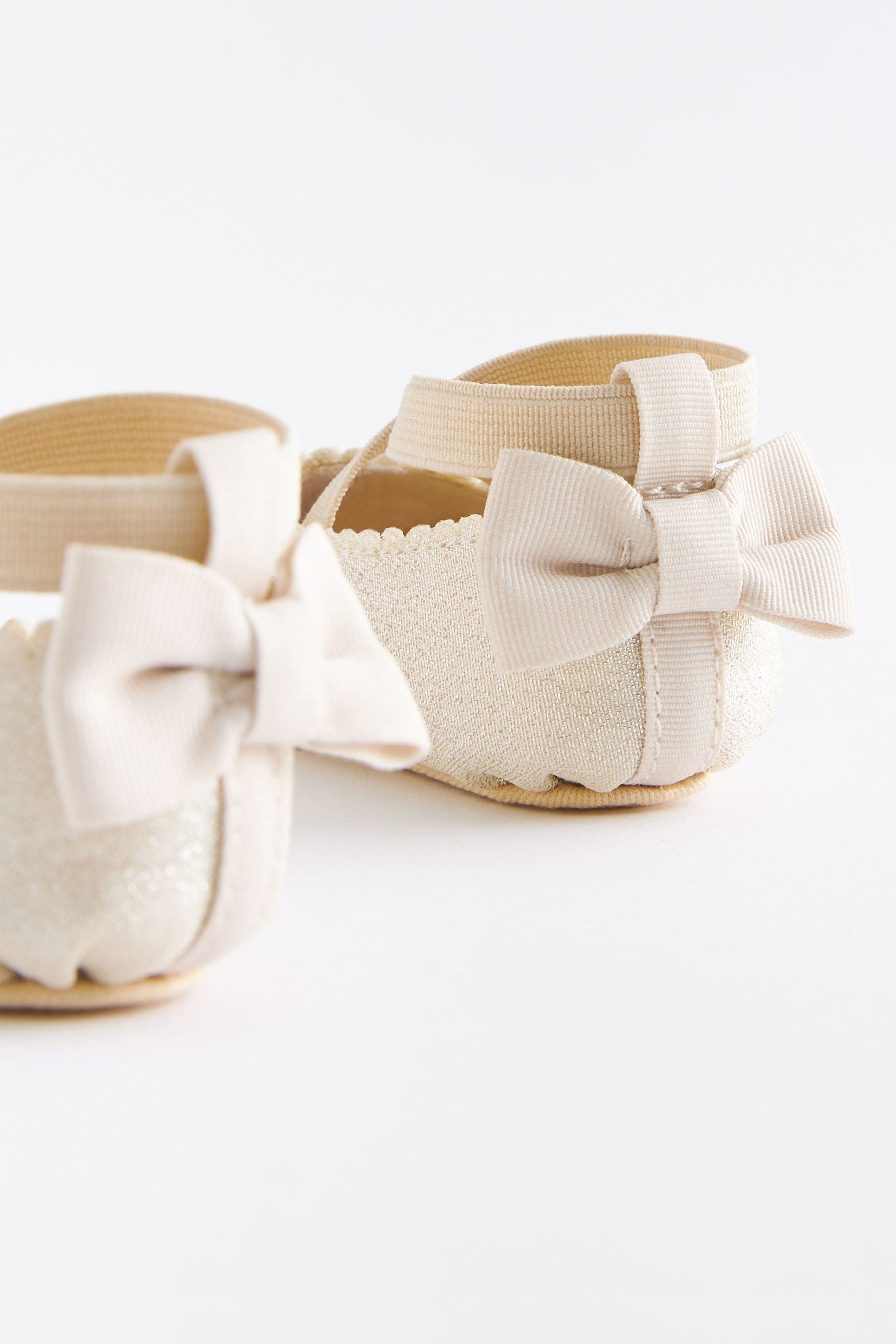 Gold Ballet Baby Shoes (0-24mths)