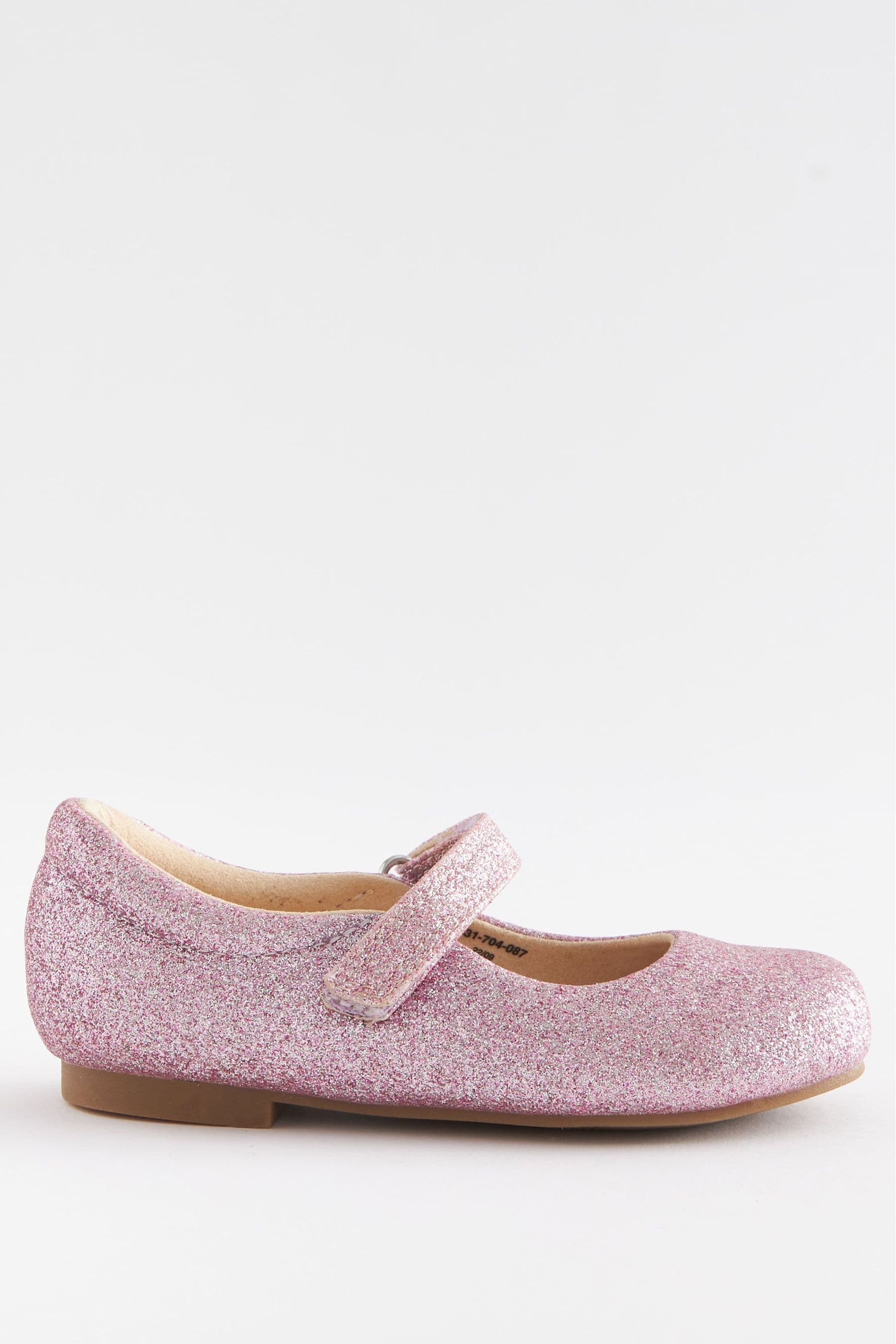 Pink Glitter Mary Jane Shoes