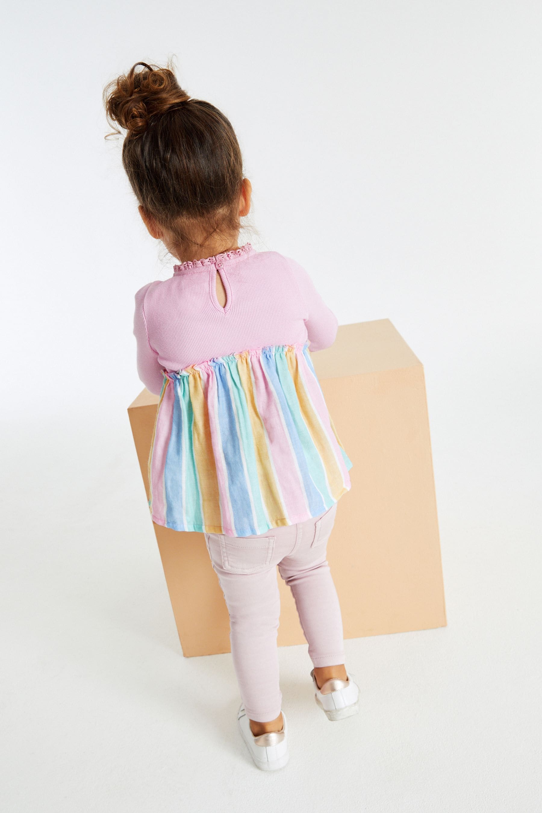 Rainbow Long Sleeve Blouse (3mths-7yrs)