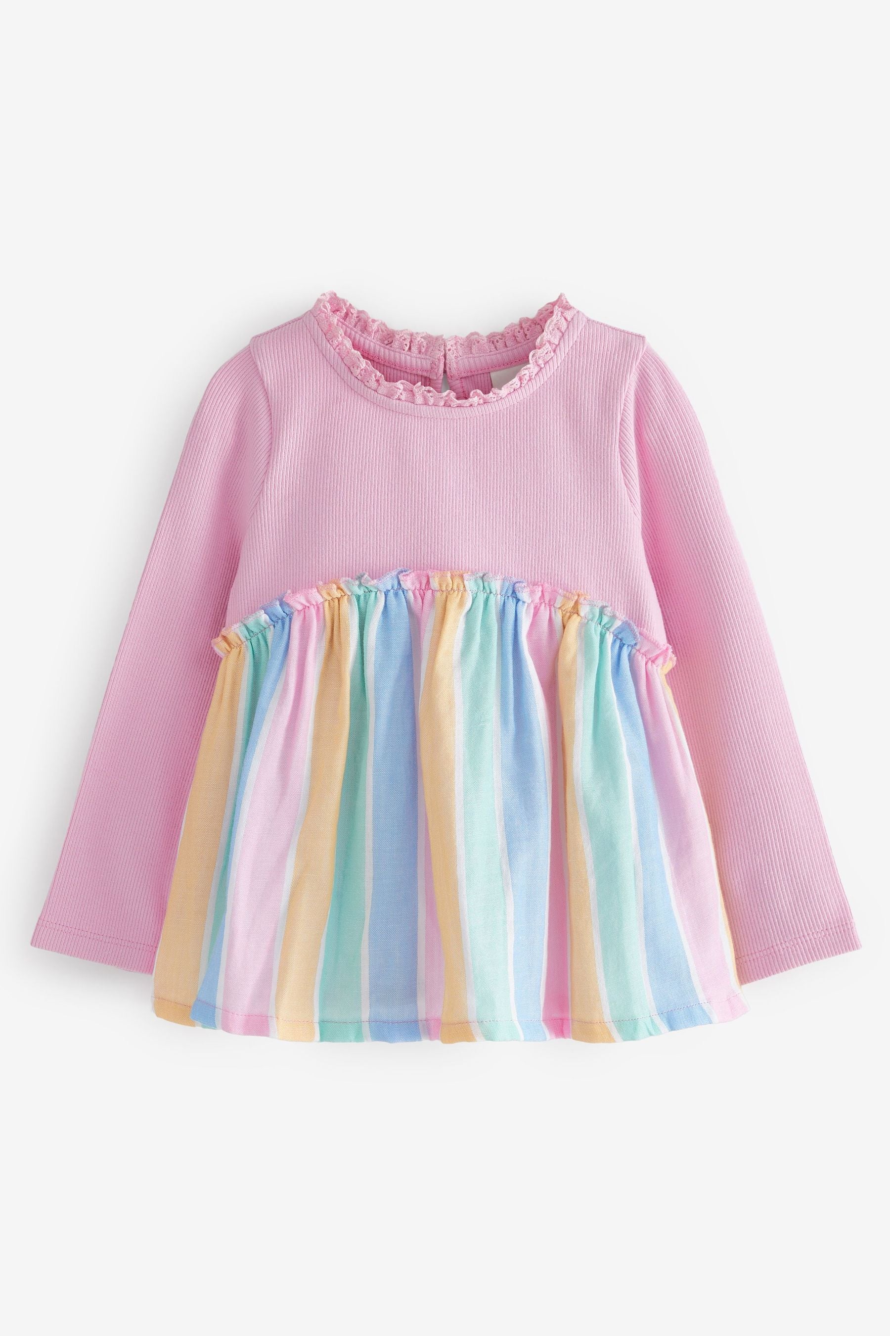 Rainbow Long Sleeve Blouse (3mths-7yrs)