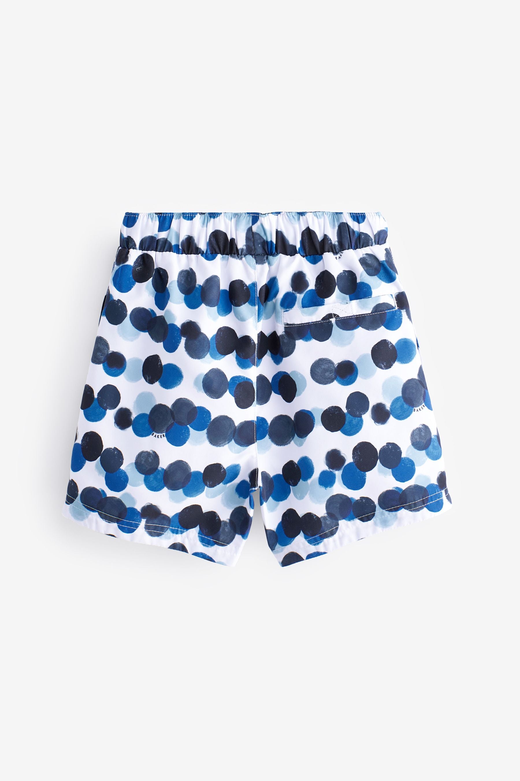 Cream/Navy Baker by Ted Baker Swim Shorts