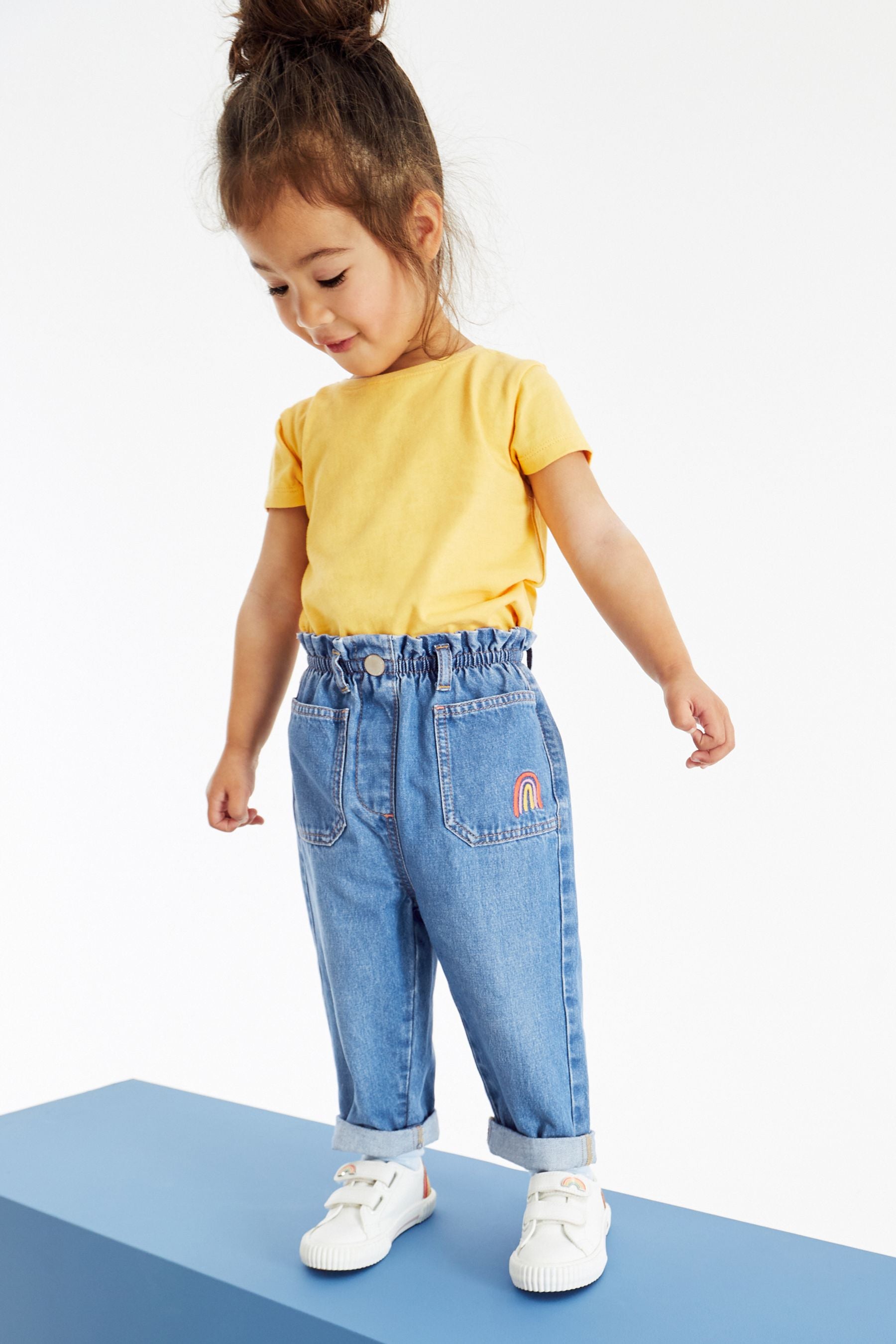 Denim Rainbow Pocket Jeans (3mths-7yrs)