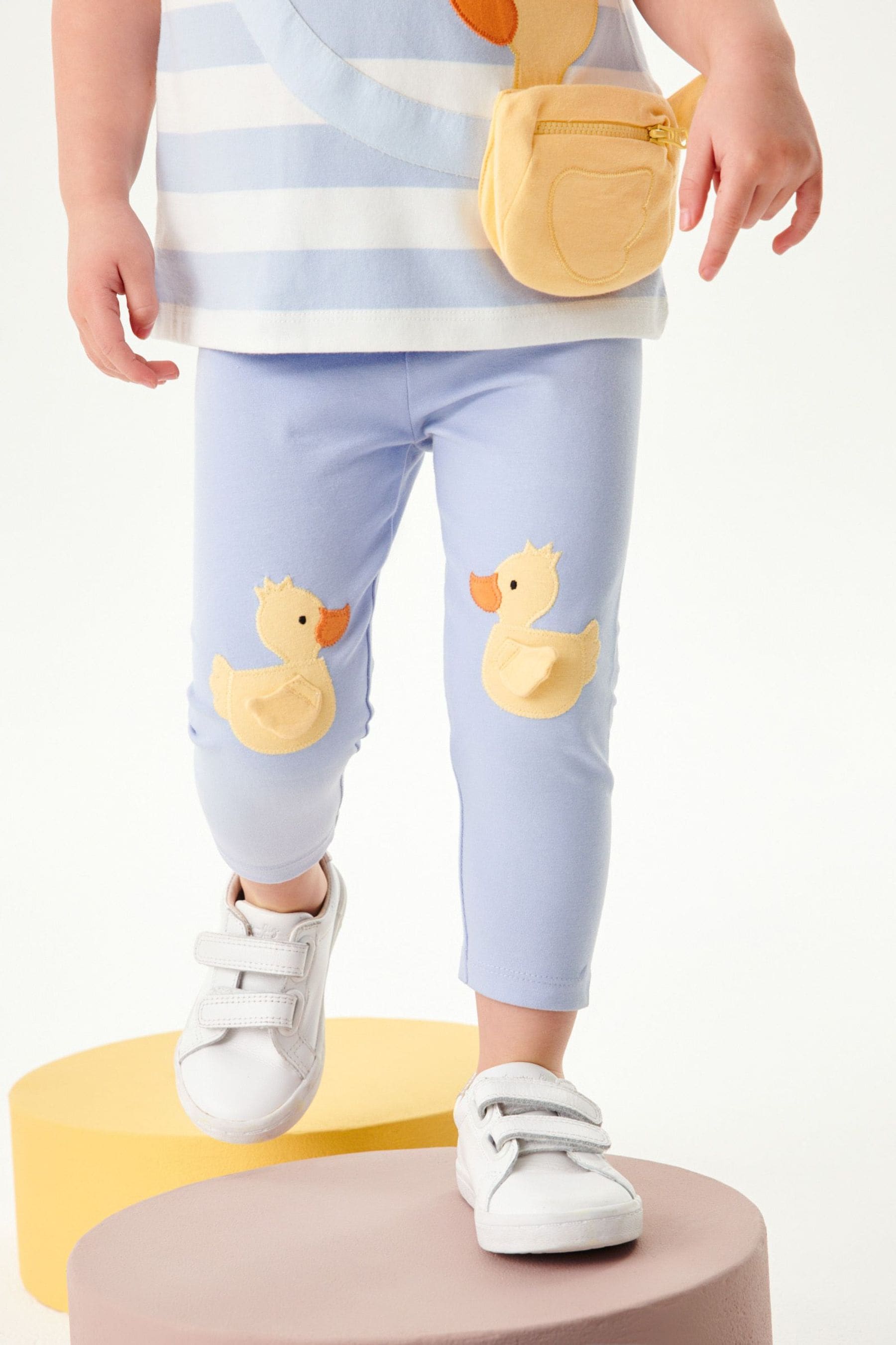 Blue Duck Embroidered Leggings (3mths-7yrs)