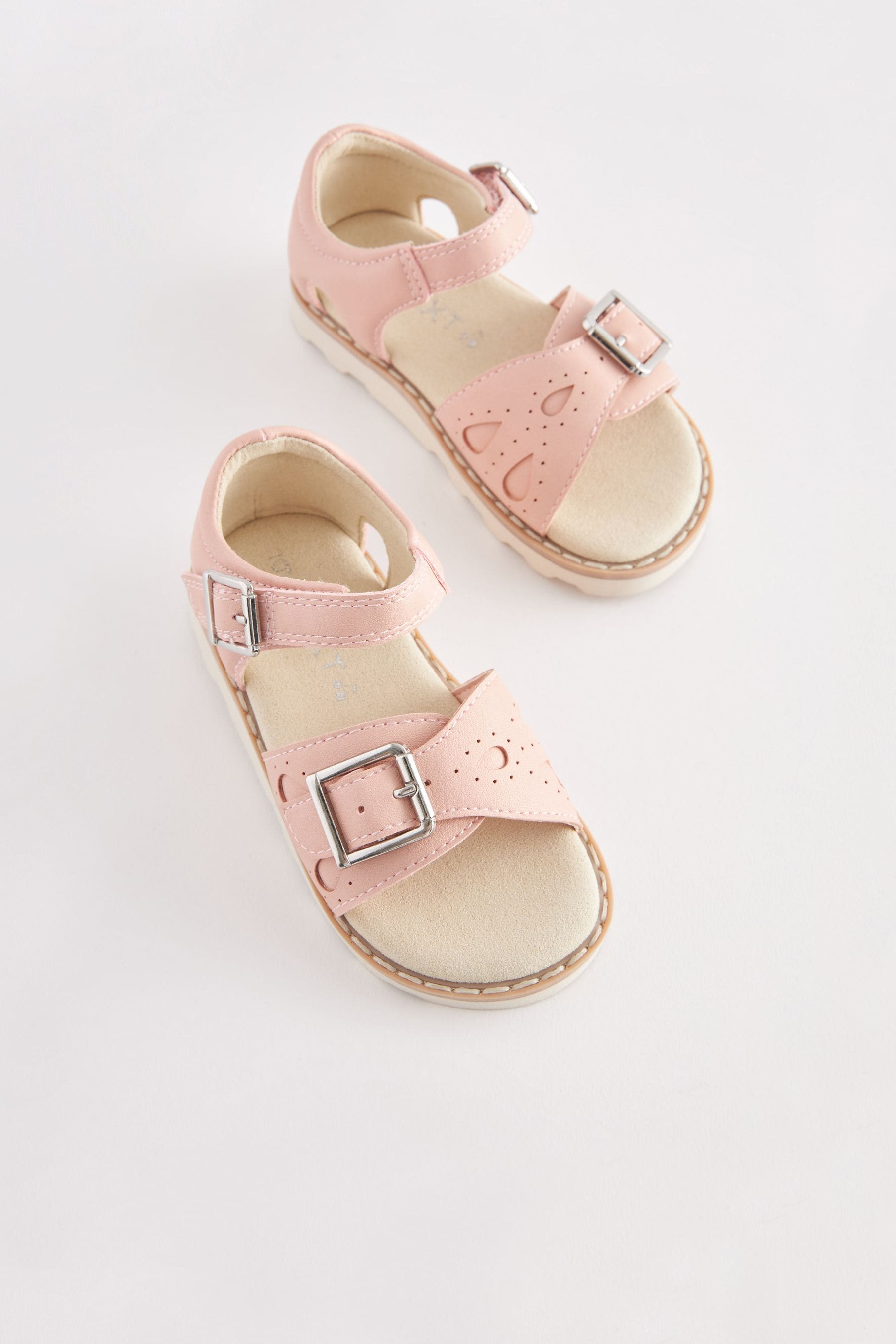 Pink Closed Back Sandals