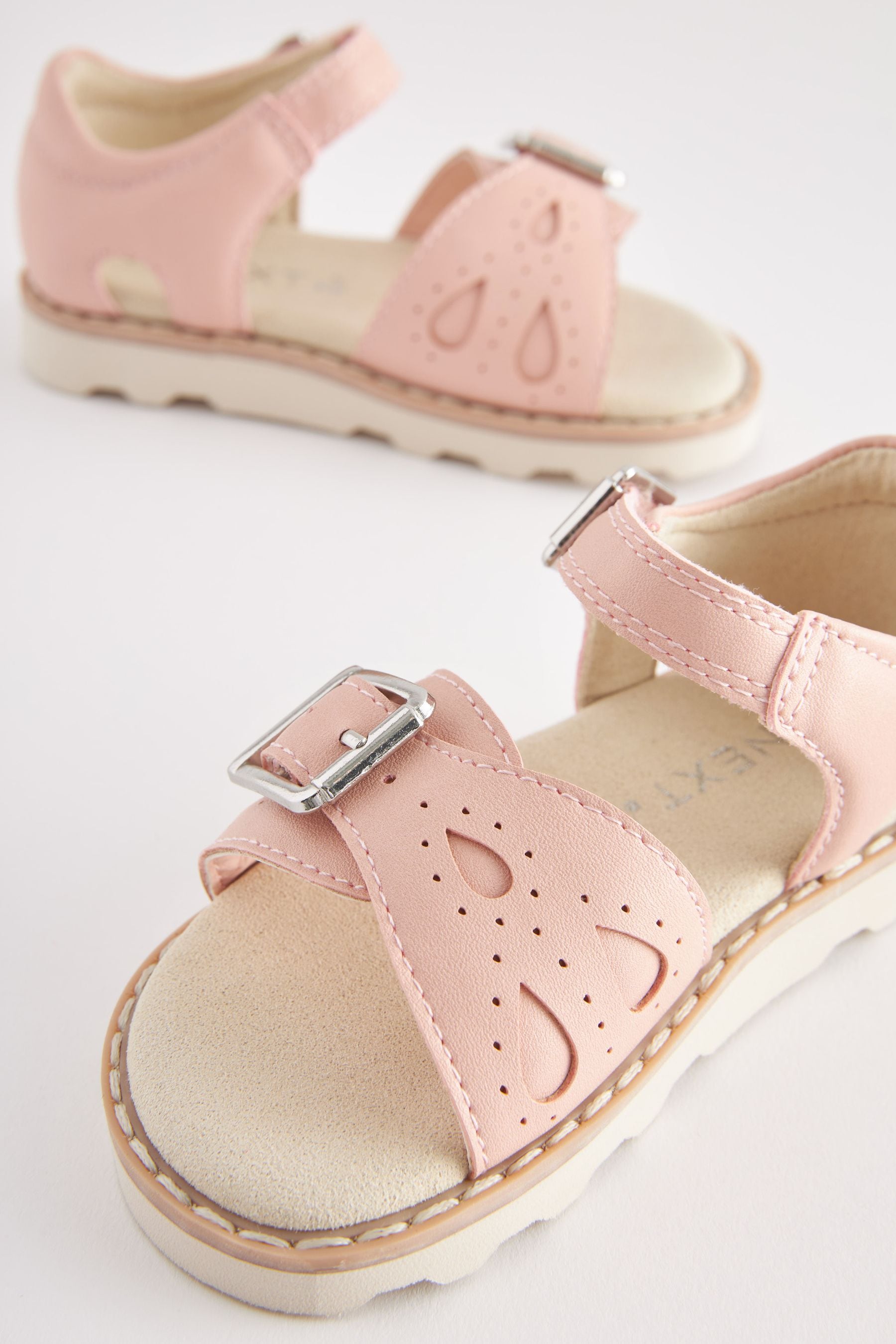 Pink Closed Back Sandals