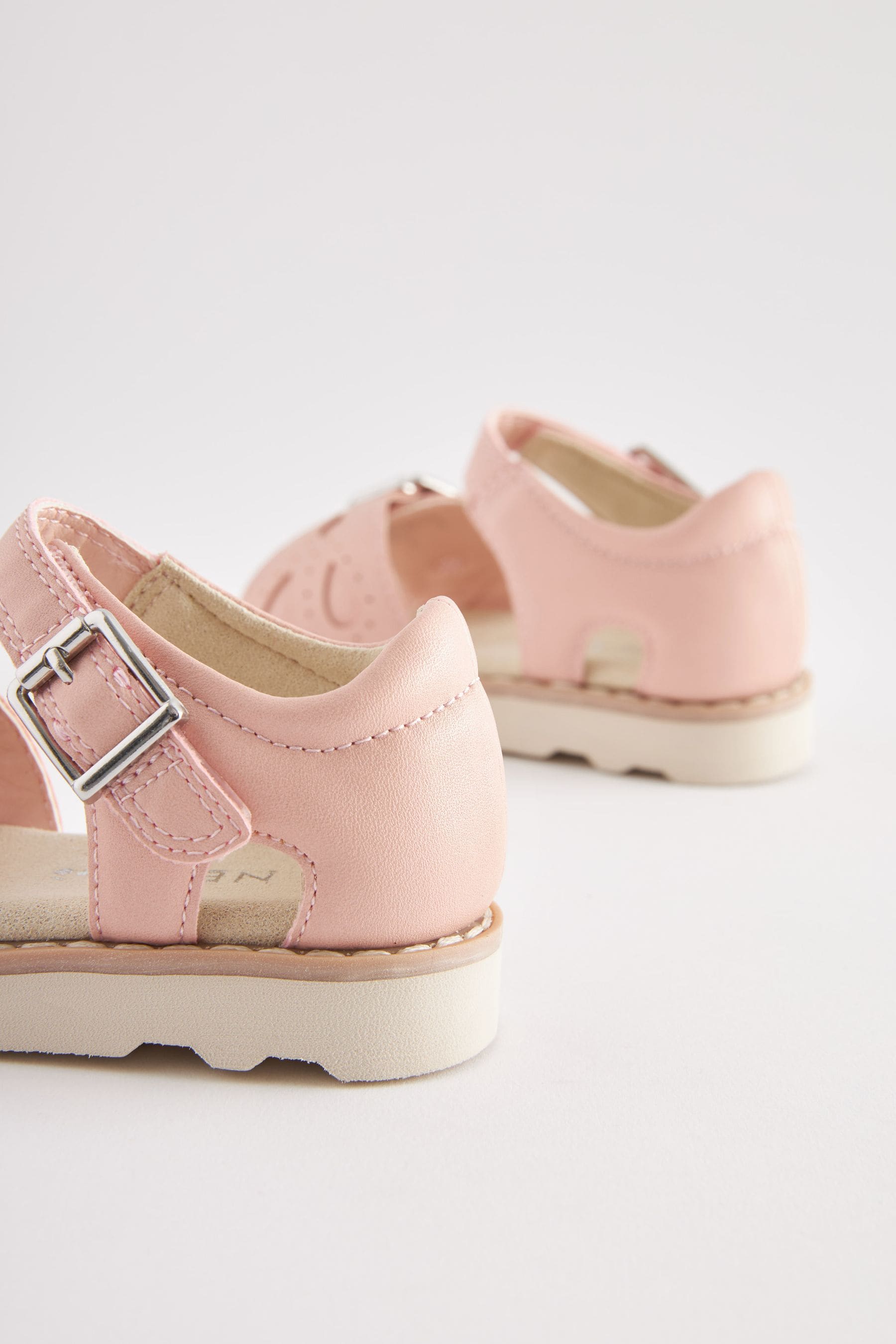 Pink Closed Back Sandals