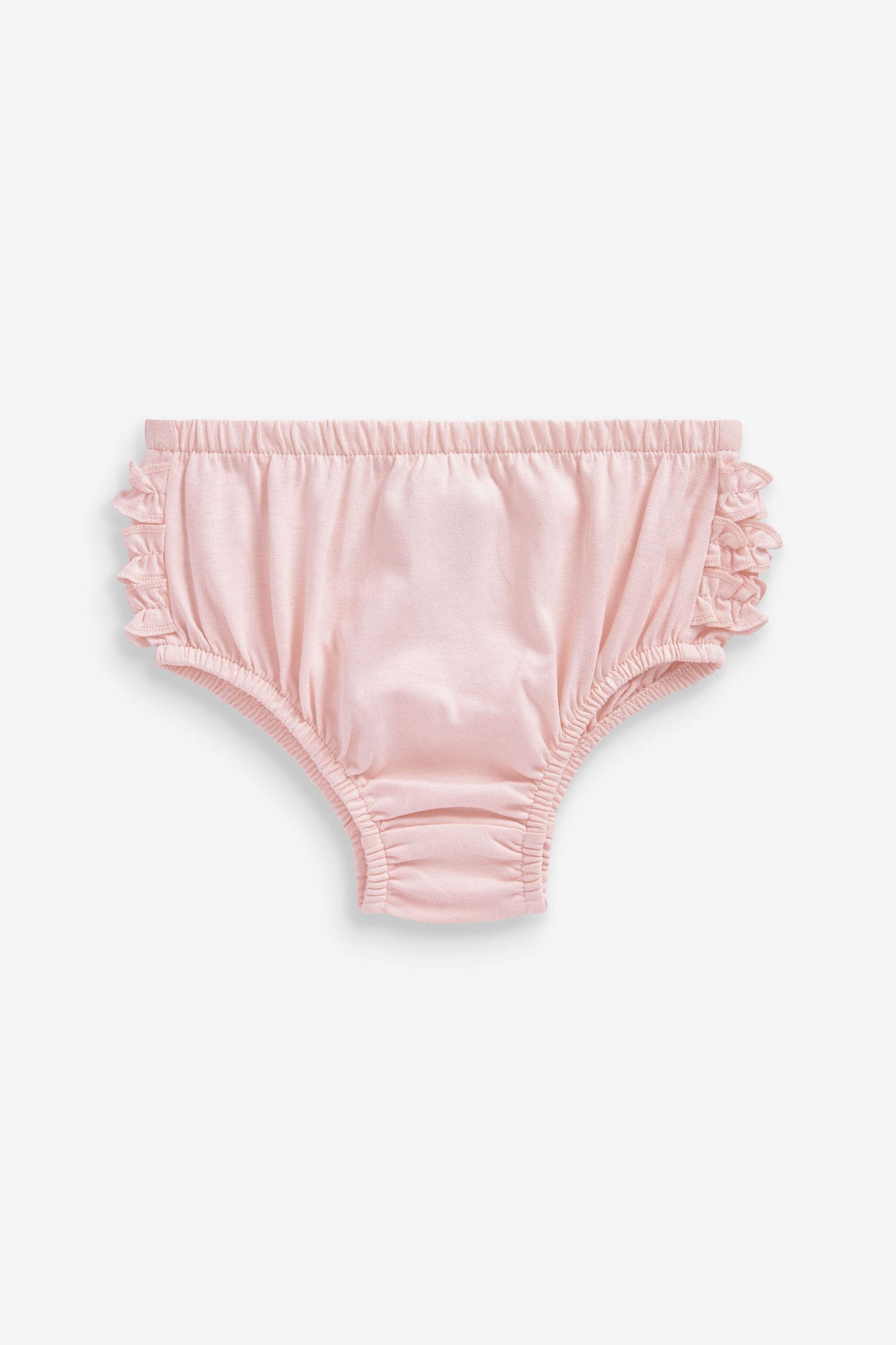 Pink Frill Knickers 2 Pack (0mths-2yrs)