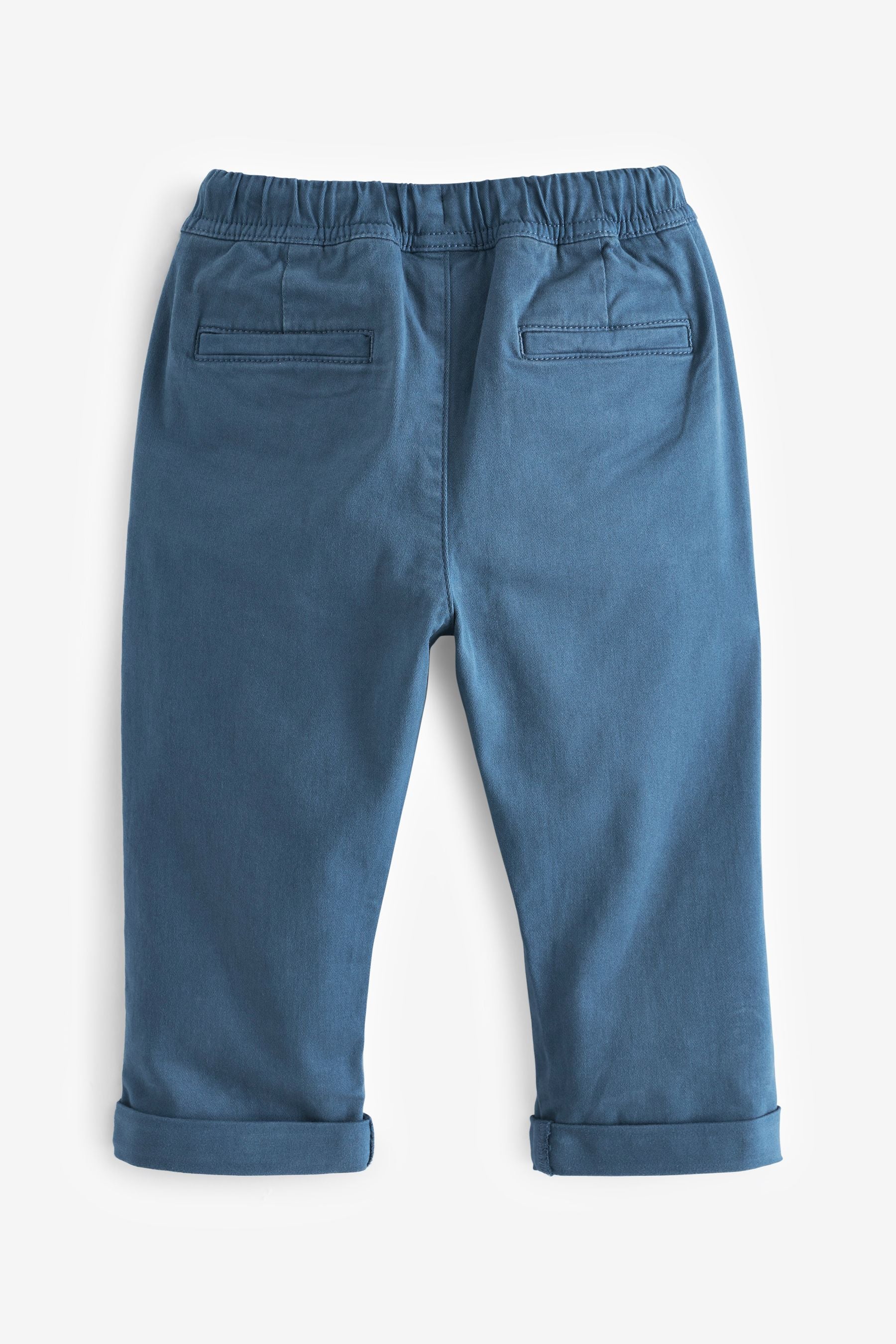 Blue Loose Fit Pull-On Chino Trousers (3mths-7yrs)