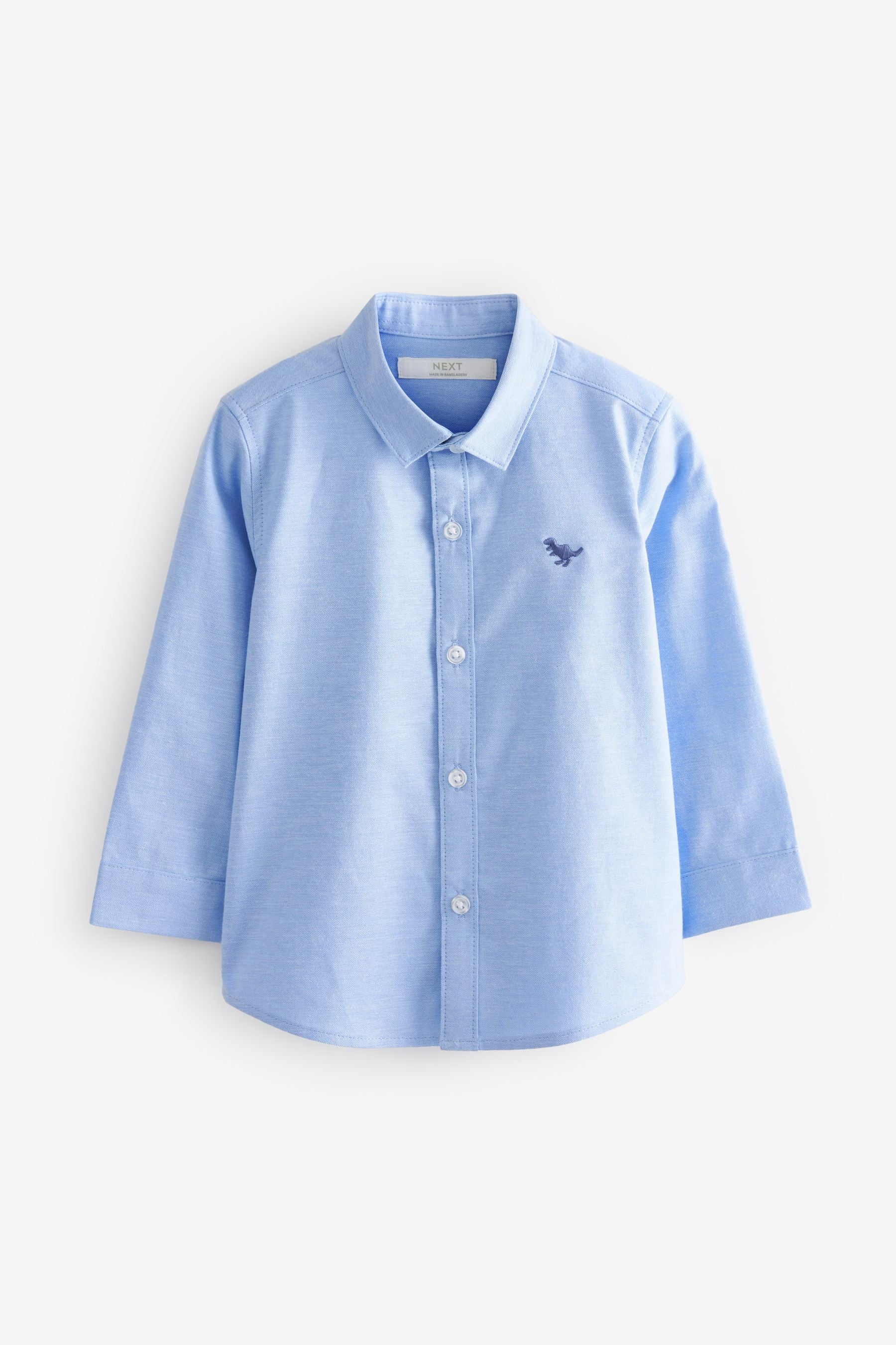 Blue Long Sleeve Oxford Shirt (3mths-7yrs)