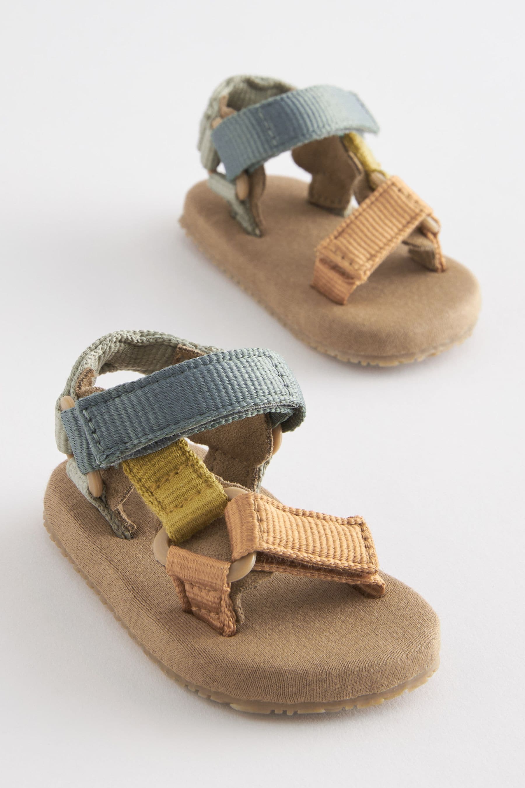 Mineral Colourblock Baby Tape Trekker Sandals (0-24mths)