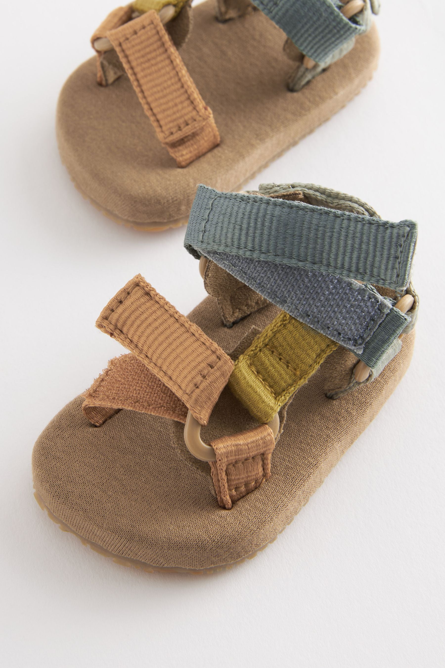 Mineral Colourblock Baby Tape Trekker Sandals (0-24mths)