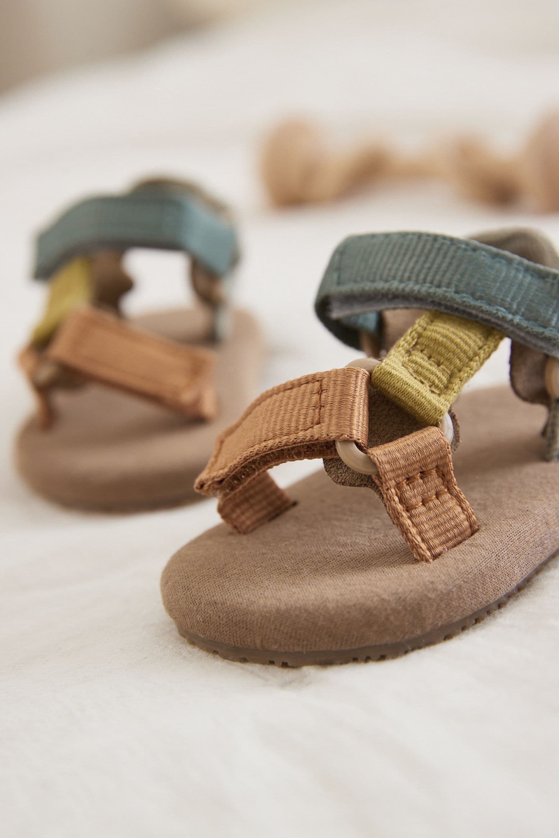 Mineral Colourblock Baby Tape Trekker Sandals (0-24mths)