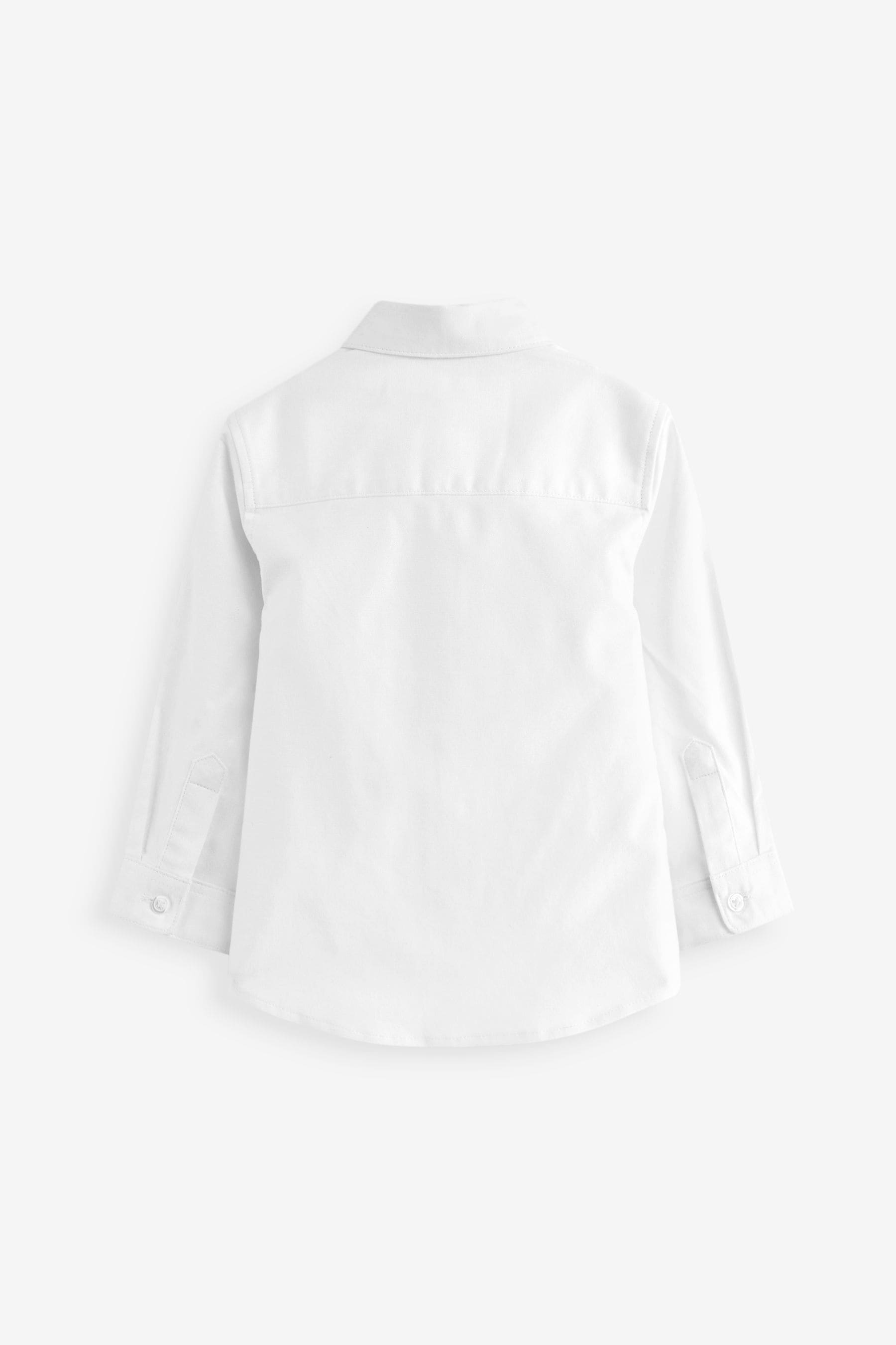 White Long Sleeve Oxford Shirt (3mths-7yrs)