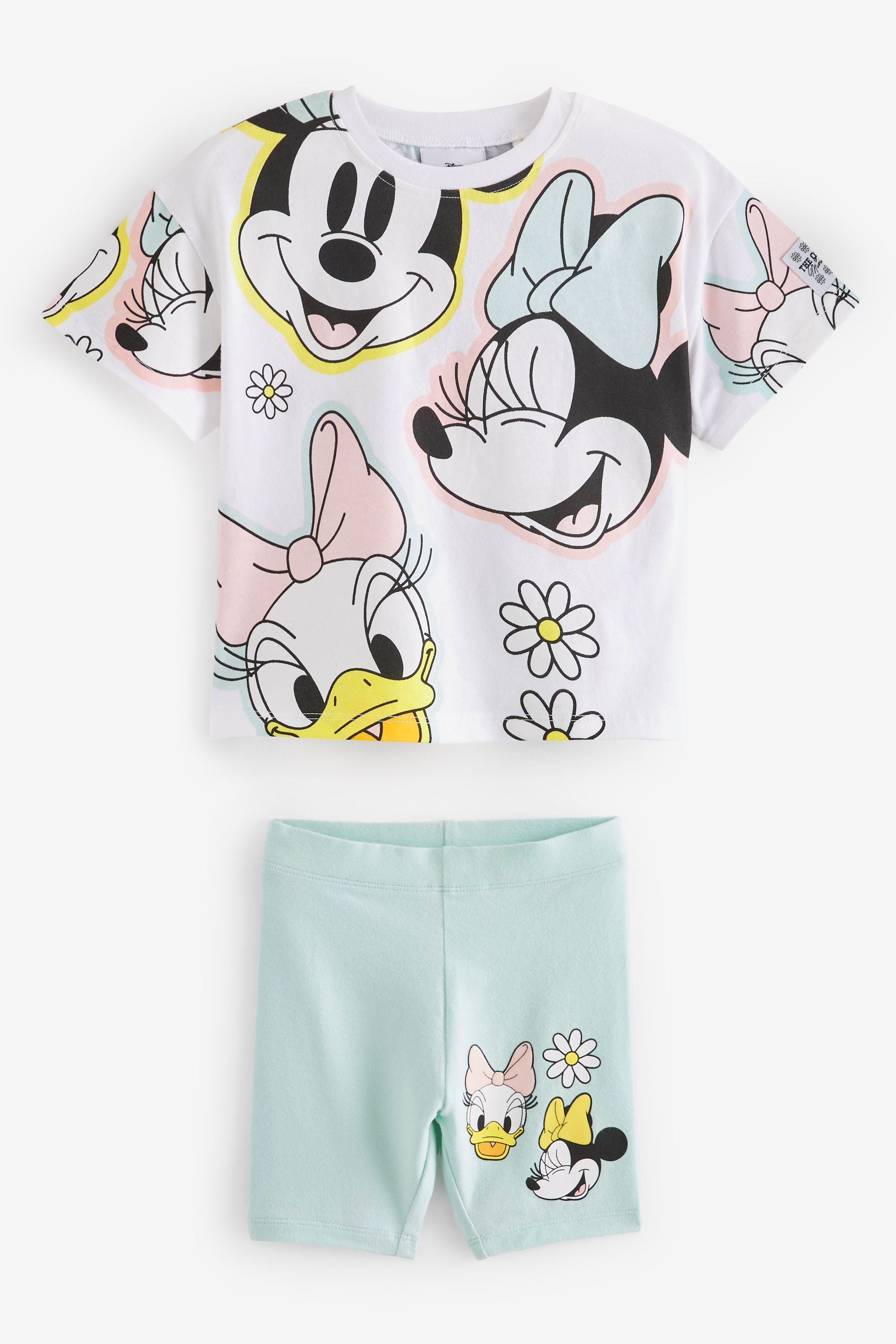 Blue Disney T-Shirt and Cycling Shorts Set (3mths-7yrs)