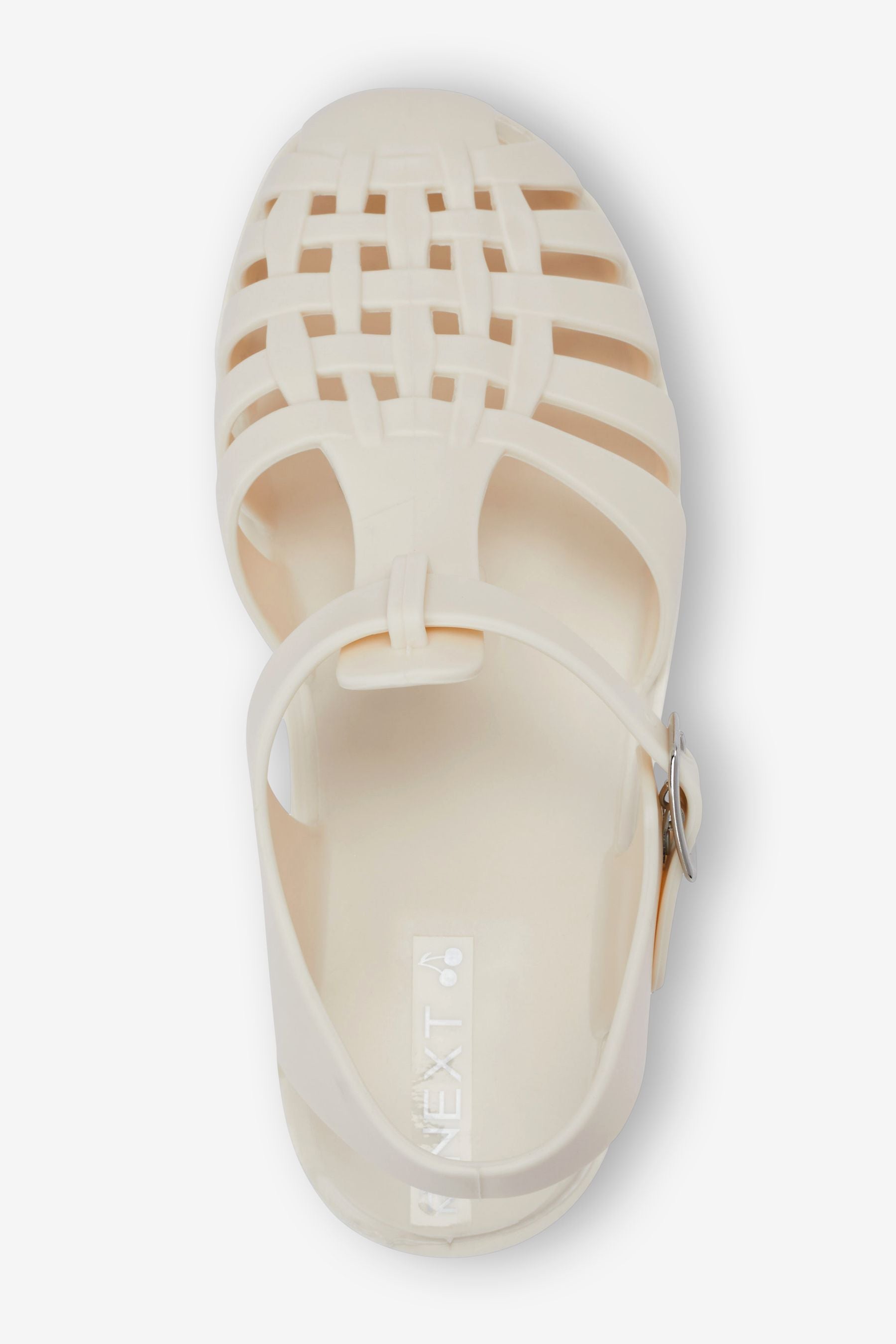 Bone White Jelly Fisherman Sandals