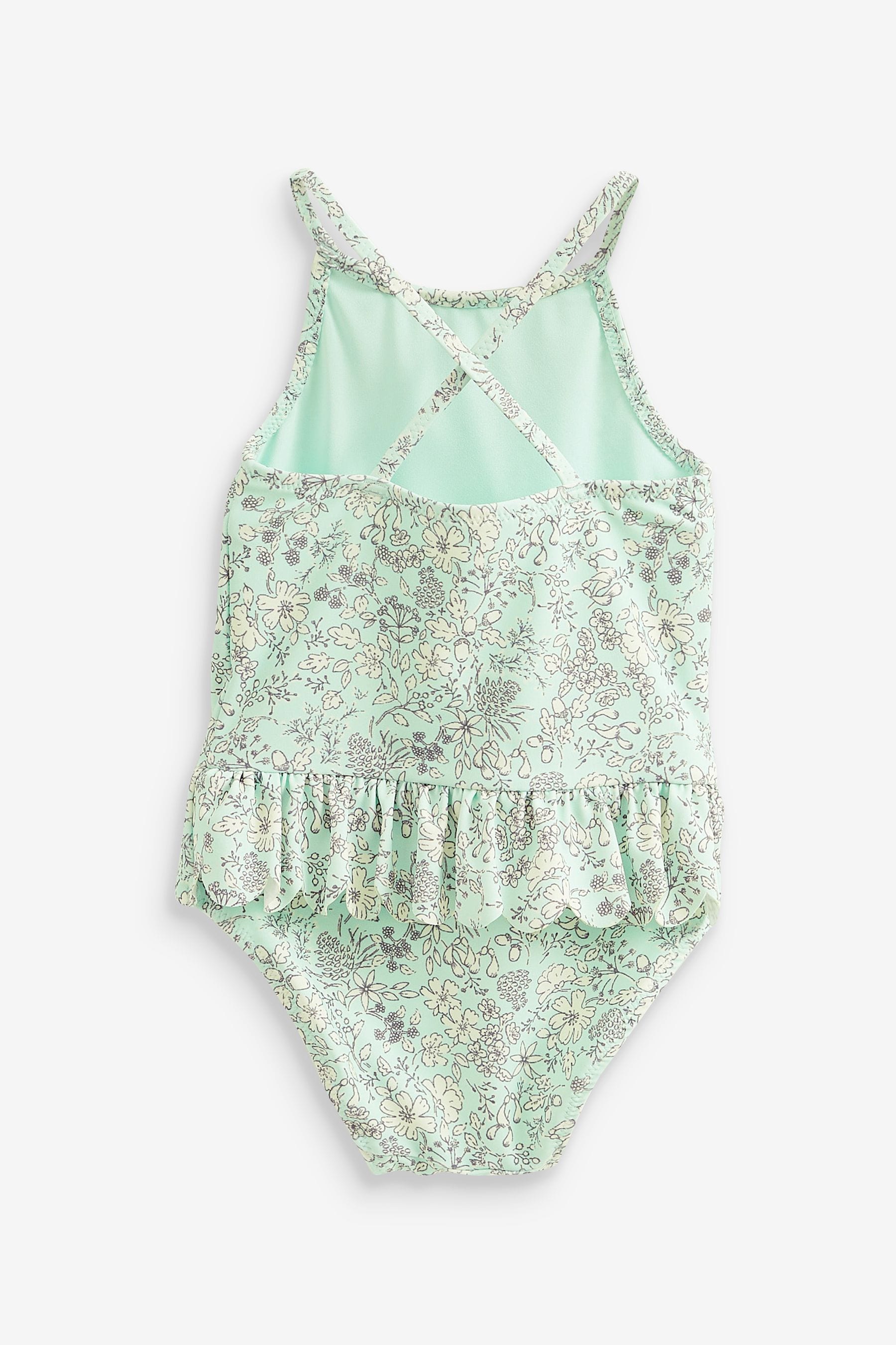 Mint Green Skirted Swimsuit (3mths-7yrs)