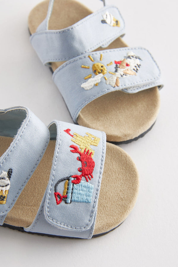 Blue Beach Baby Corkbed Sandals (0-24mths)