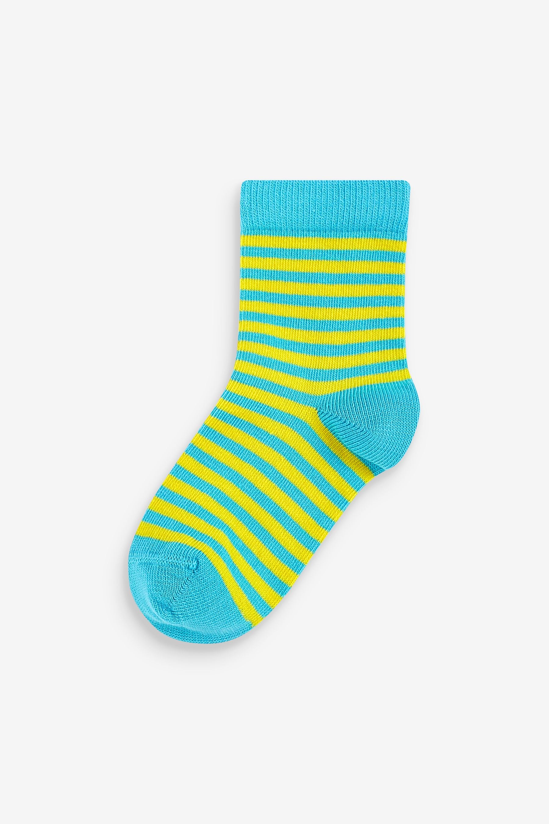 Bright Stripes Cotton Rich Socks 7 Pack