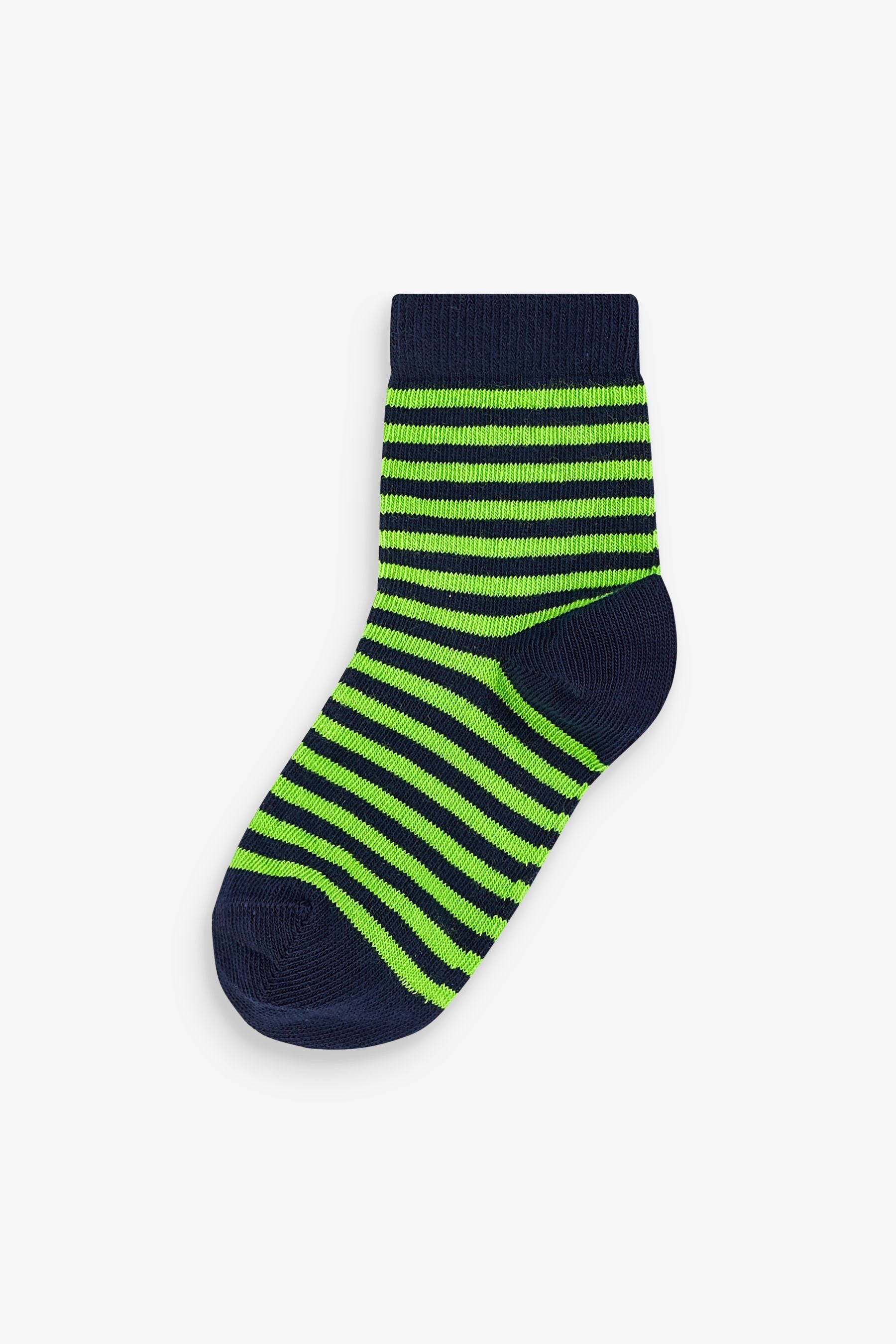 Bright Stripes Cotton Rich Socks 7 Pack