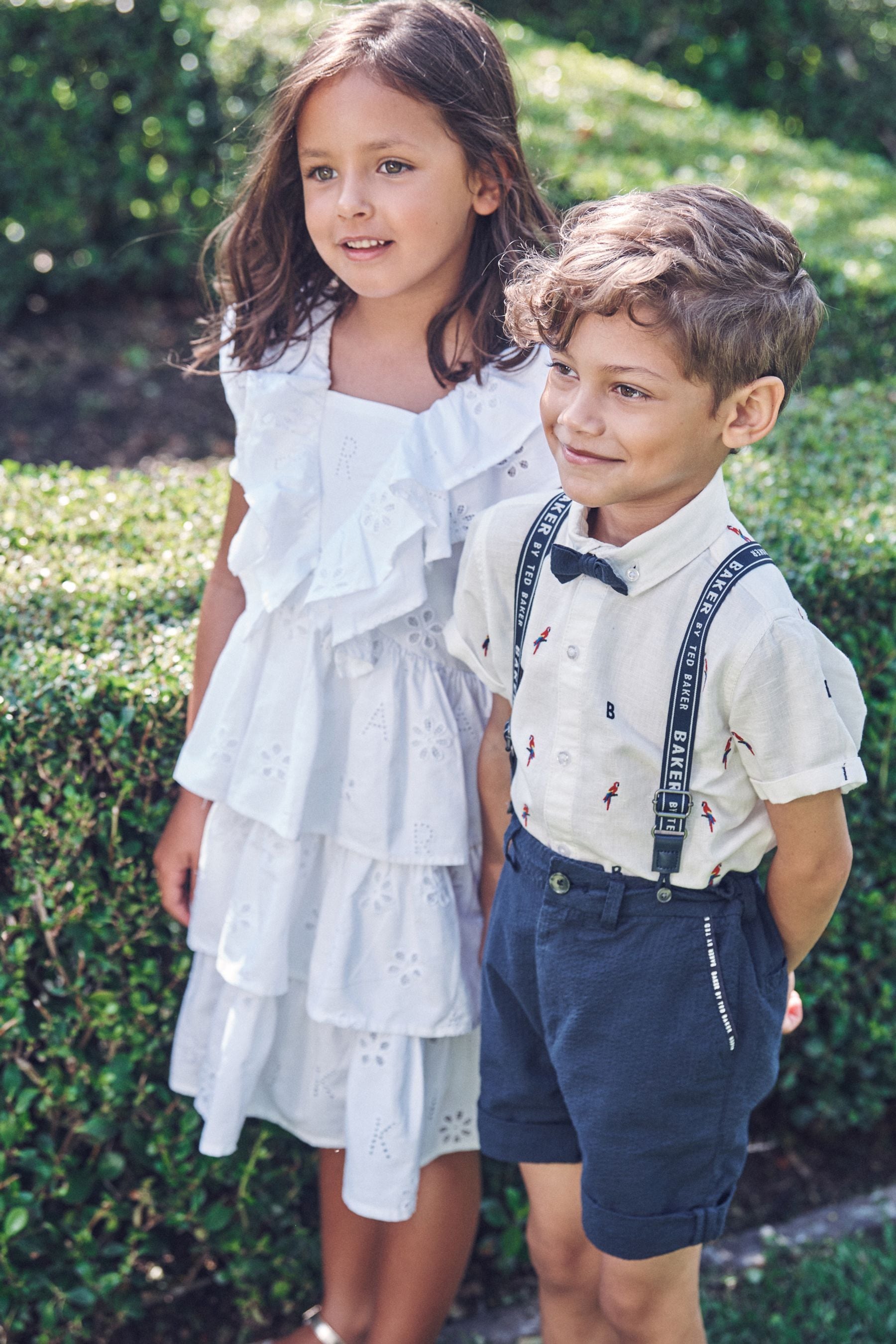 Navy Baker by Ted Baker Shirt, Shorts and Braces Set