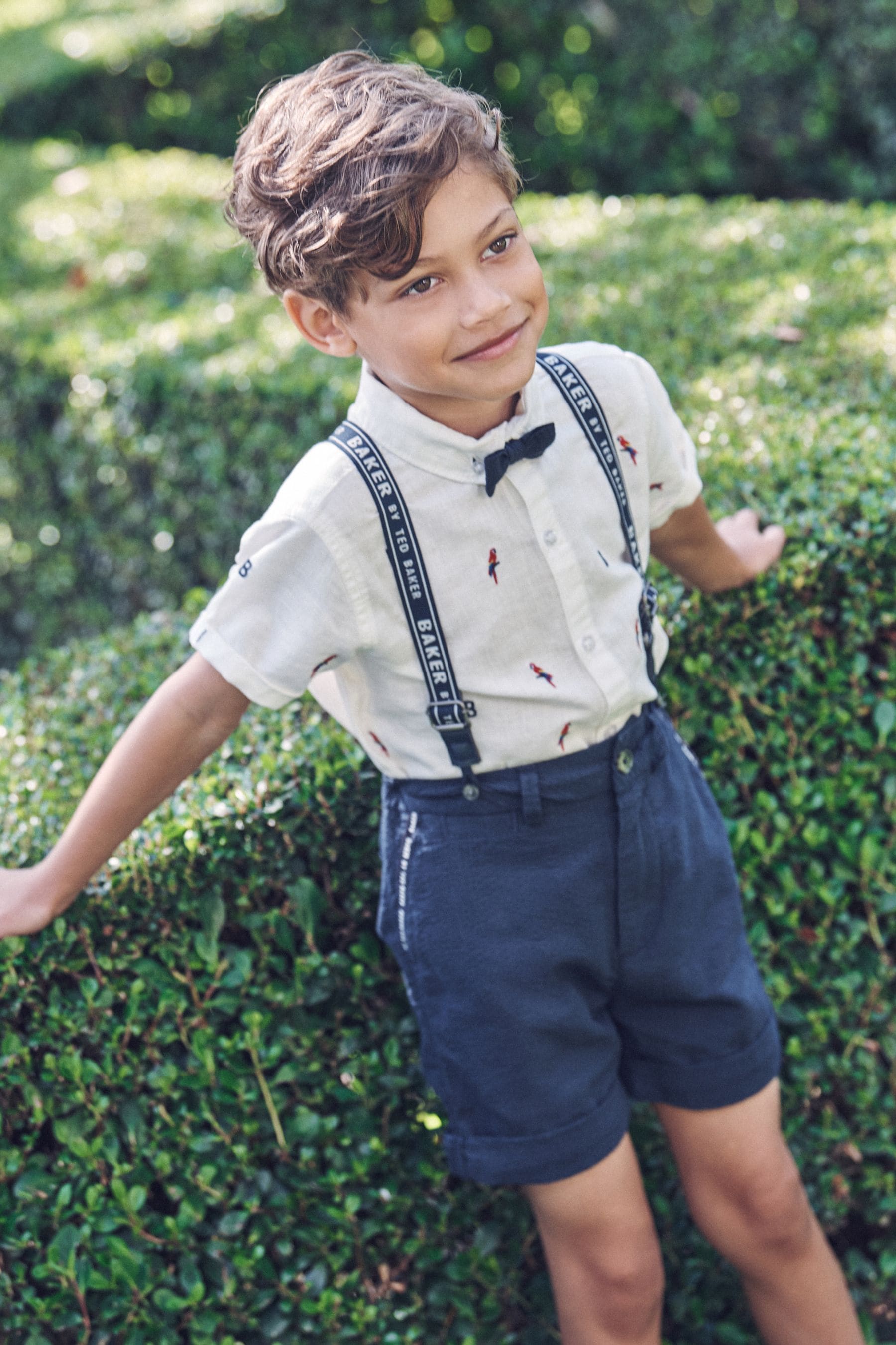 Navy Baker by Ted Baker Shirt, Shorts and Braces Set