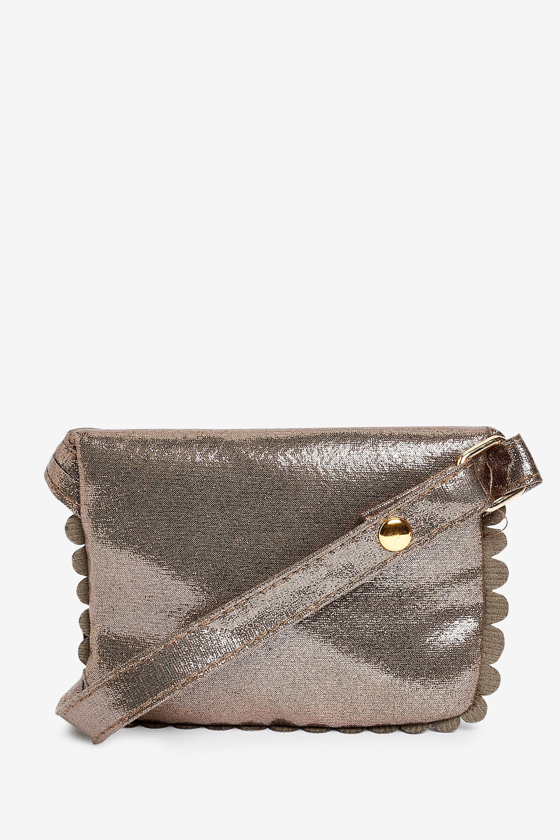 Metallic Bow Bag