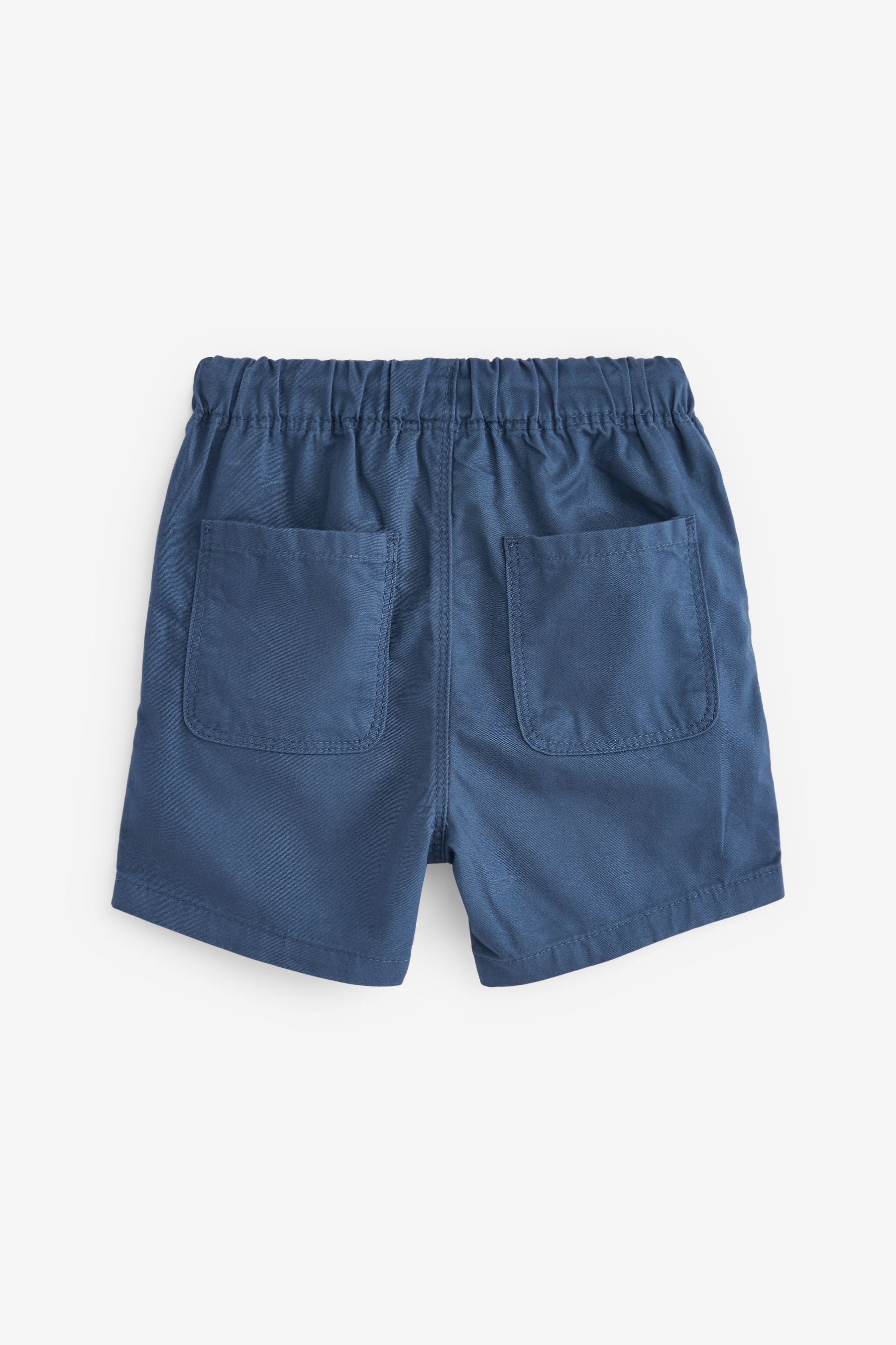 French Navy Blue/Olive Green/Putty Pull-On Shorts 3 Pack (3mths-7yrs)